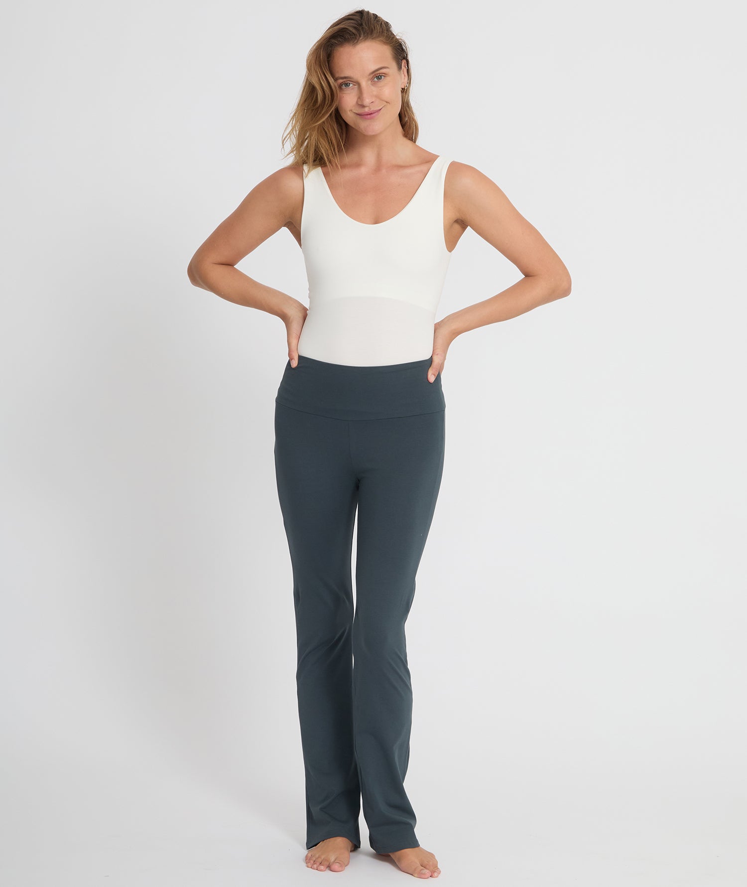 JAZZ - Pantalon Flare de yoga - Forest - Yoga Searcher