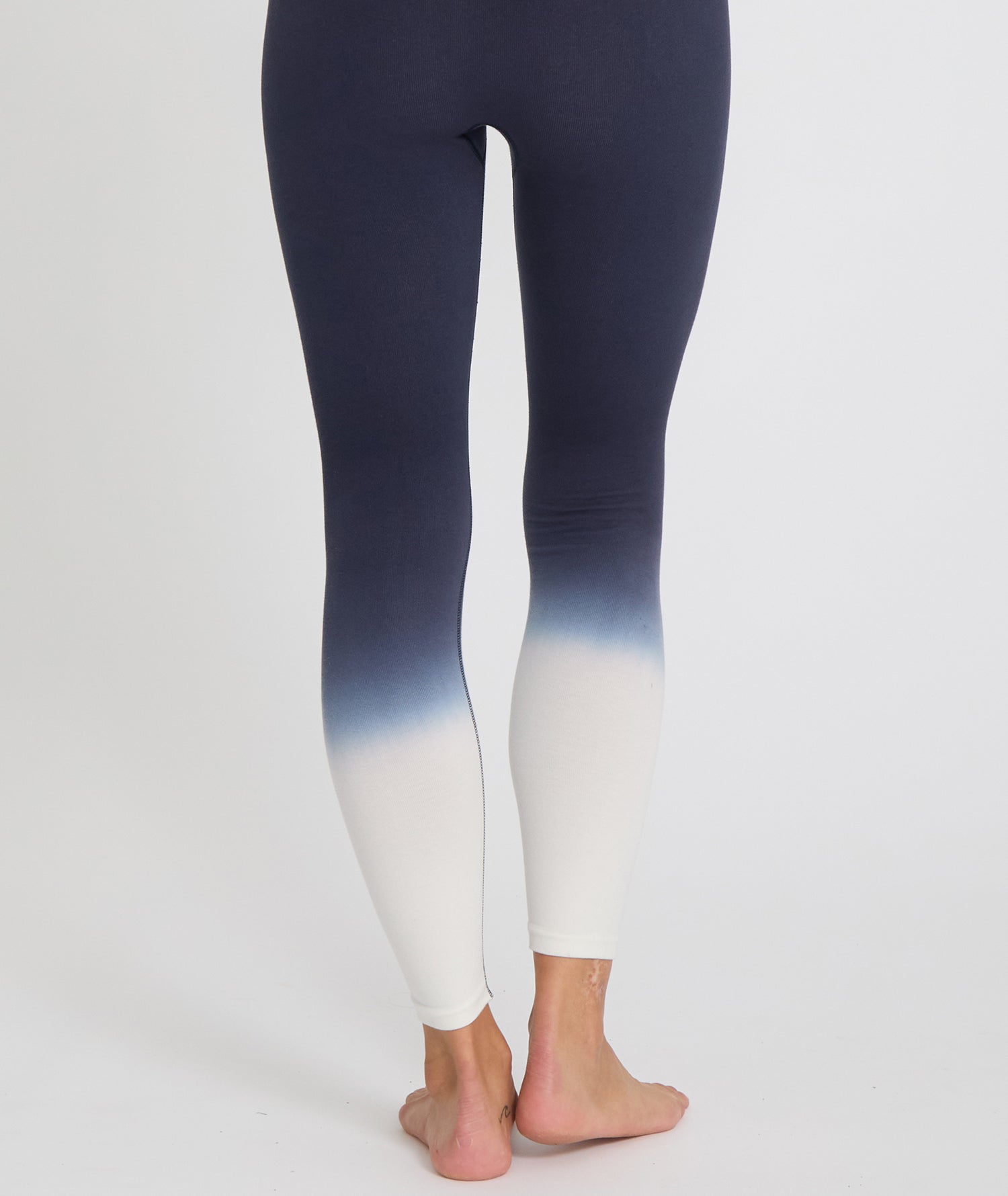 KAVALI - Legging en coton deep - dye - Navy - Yoga Searcher