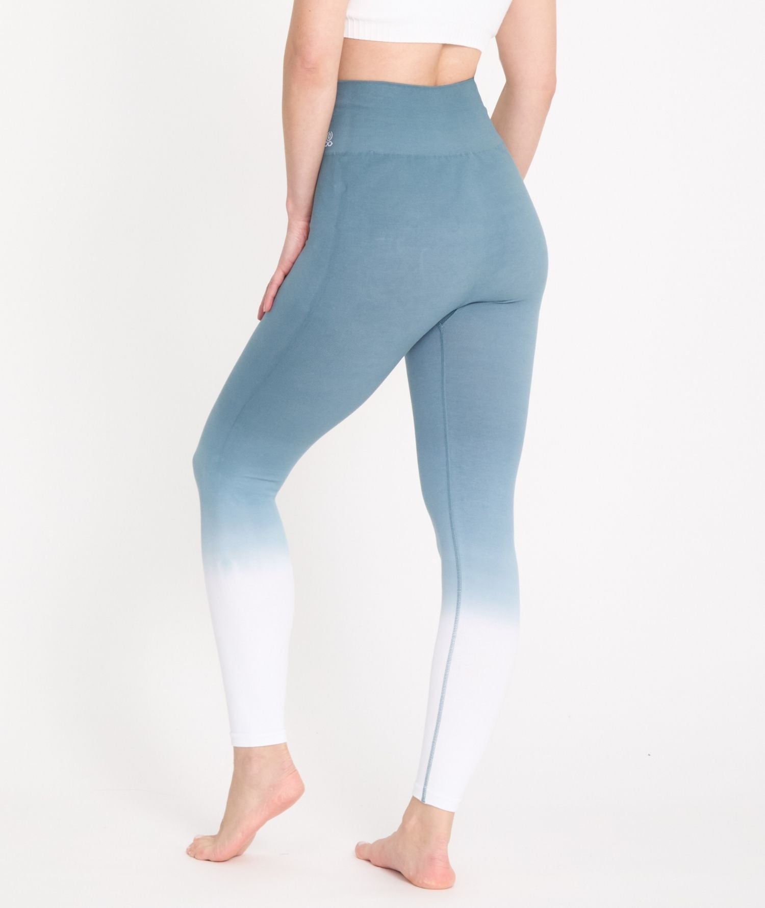 KAVALI - Legging en coton deep - dye - Orage - Yoga Searcher