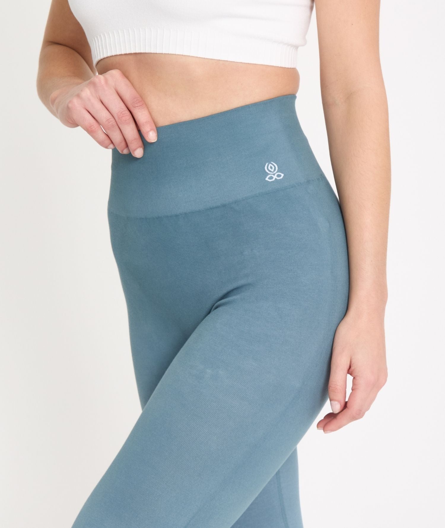 KAVALI - Legging en coton deep - dye - Orage - Yoga Searcher