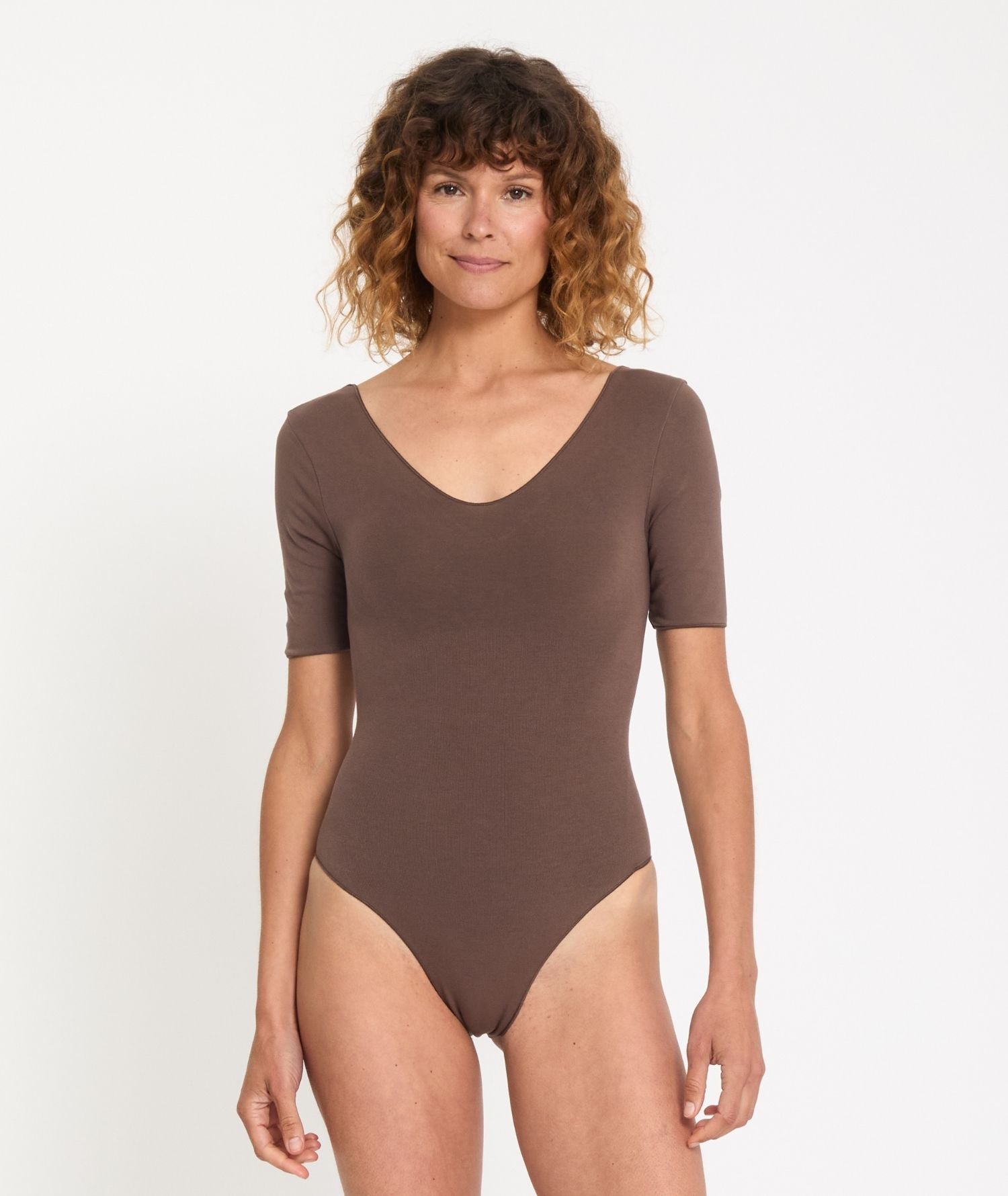 LINA – Body manches courtes en micromodal