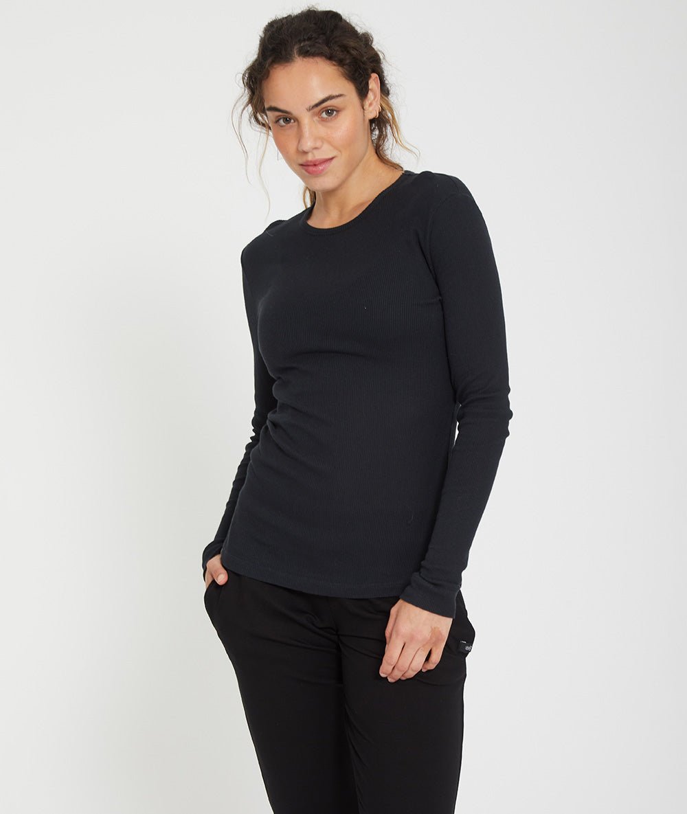 MAUNA - Tee - shirt en coton - Noir - Yoga Searcher