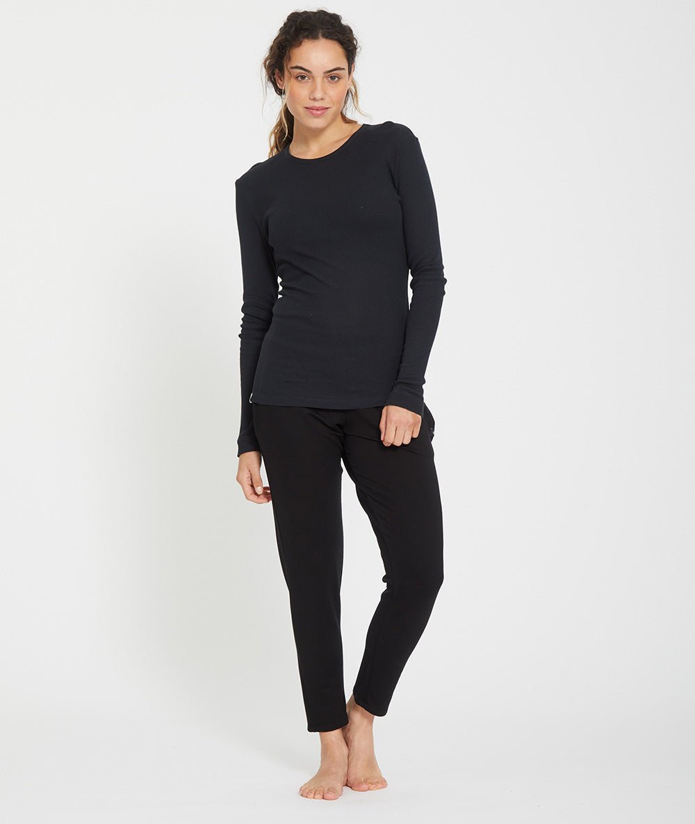 MAUNA - Tee - shirt en coton - Noir - Yoga Searcher