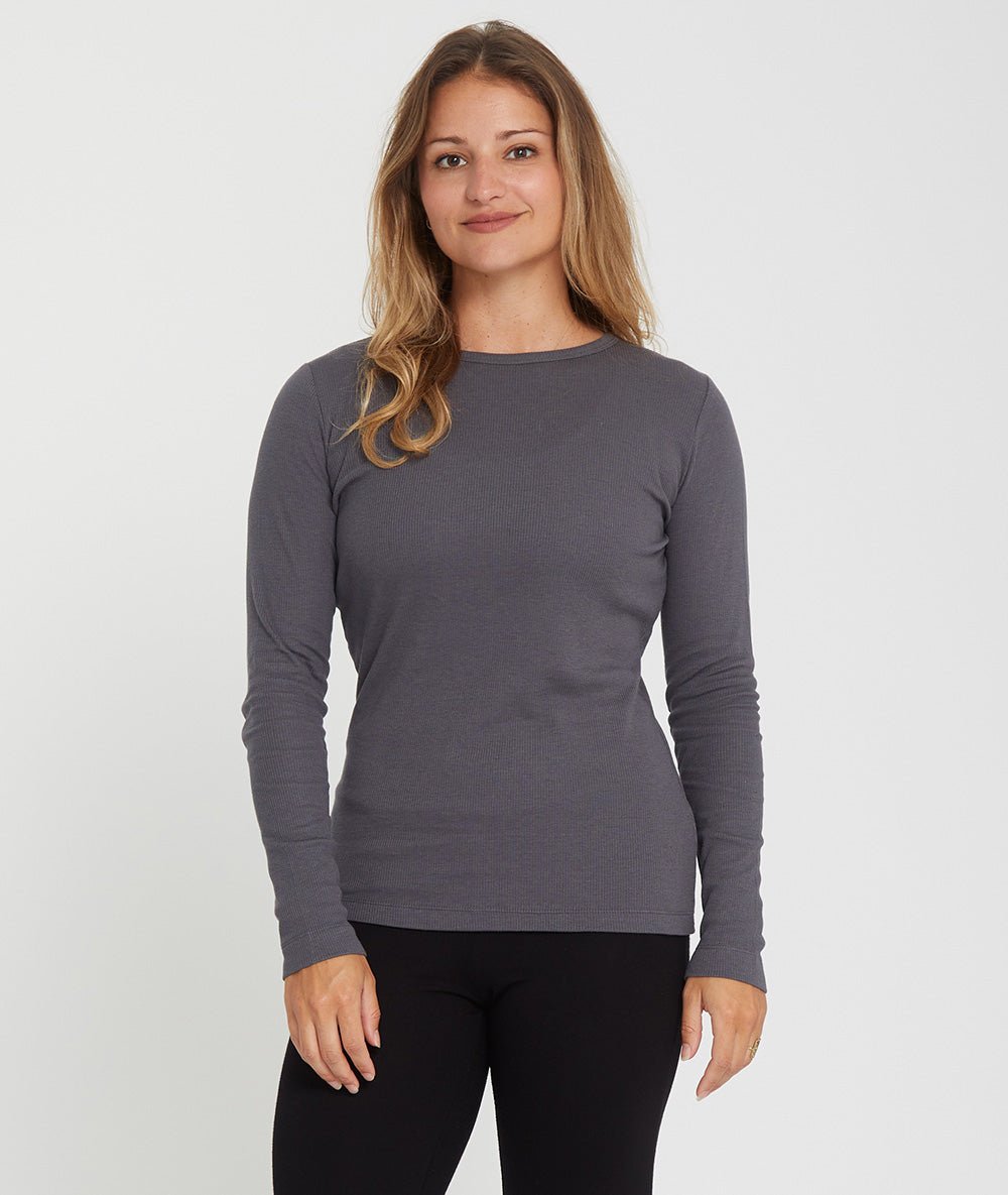 MAUNA - Tee - shirt en coton - Gris - Yoga Searcher