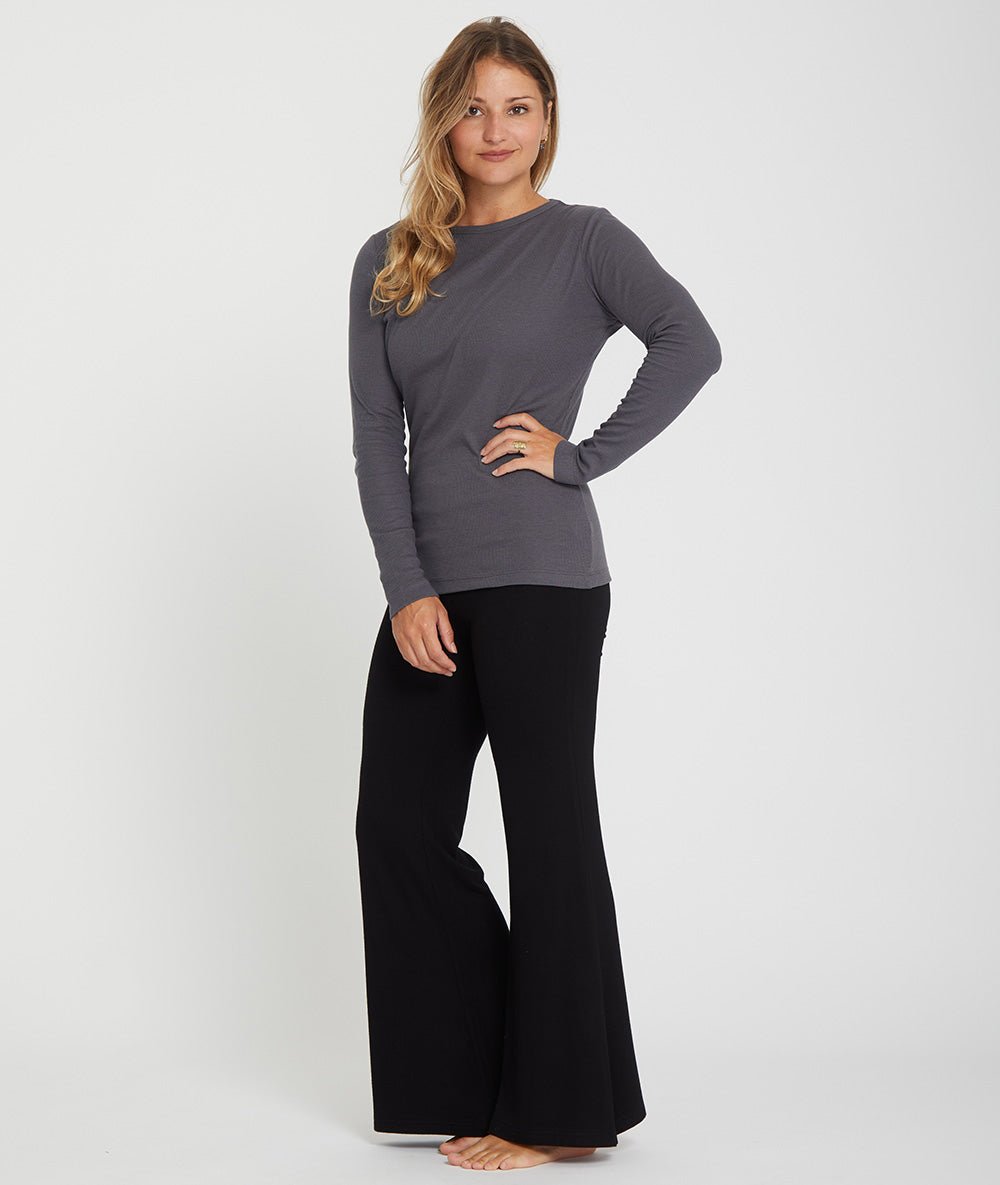 MAUNA - Tee - shirt en coton - Gris - Yoga Searcher