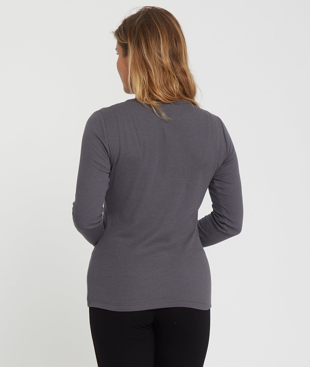 MAUNA - Tee - shirt en coton - Gris - Yoga Searcher