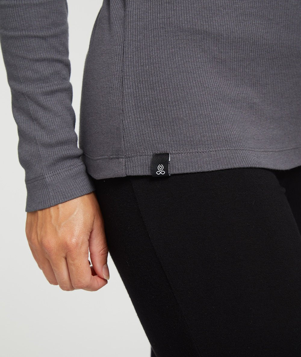 MAUNA - Tee - shirt en coton - Gris - Yoga Searcher