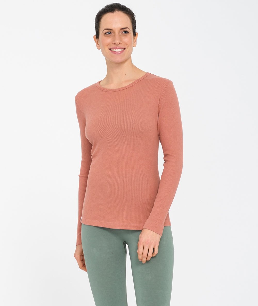 MAUNA - Tee - shirt en coton - Rose Foncé - Yoga Searcher