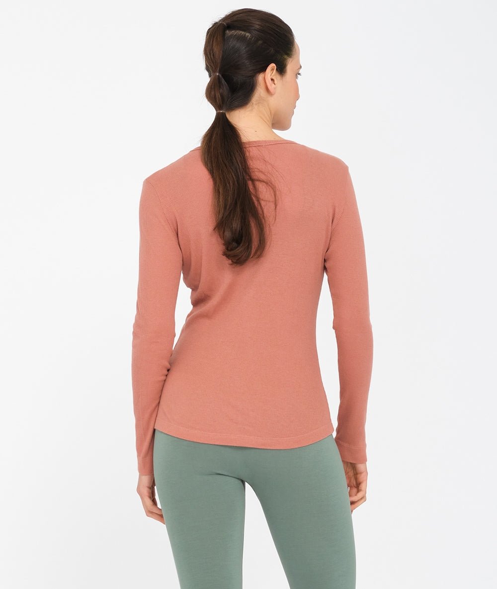 MAUNA - Tee - shirt en coton - Rose Foncé - Yoga Searcher