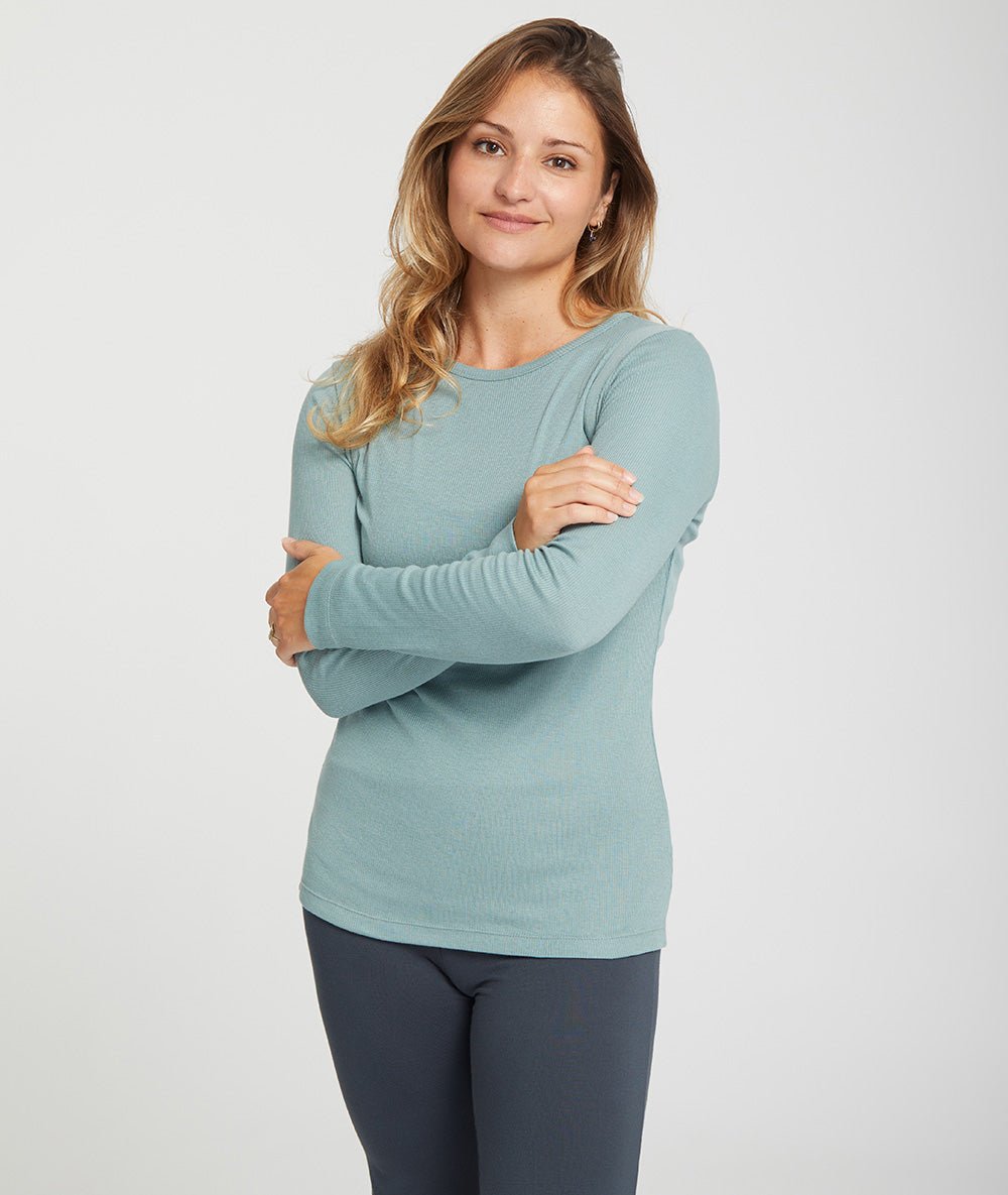 MAUNA - Tee - shirt en coton - Vert Lichen - Yoga Searcher