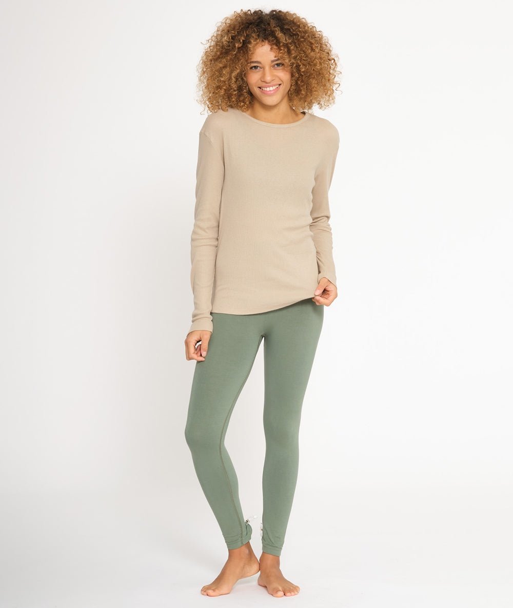 MAUNA - Tee - shirt en coton - Oat - Yoga Searcher
