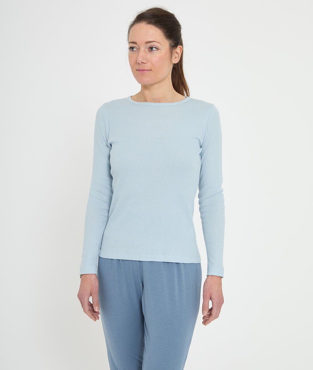 MAUNA - Tee - shirt en coton - Skyblue - Yoga Searcher