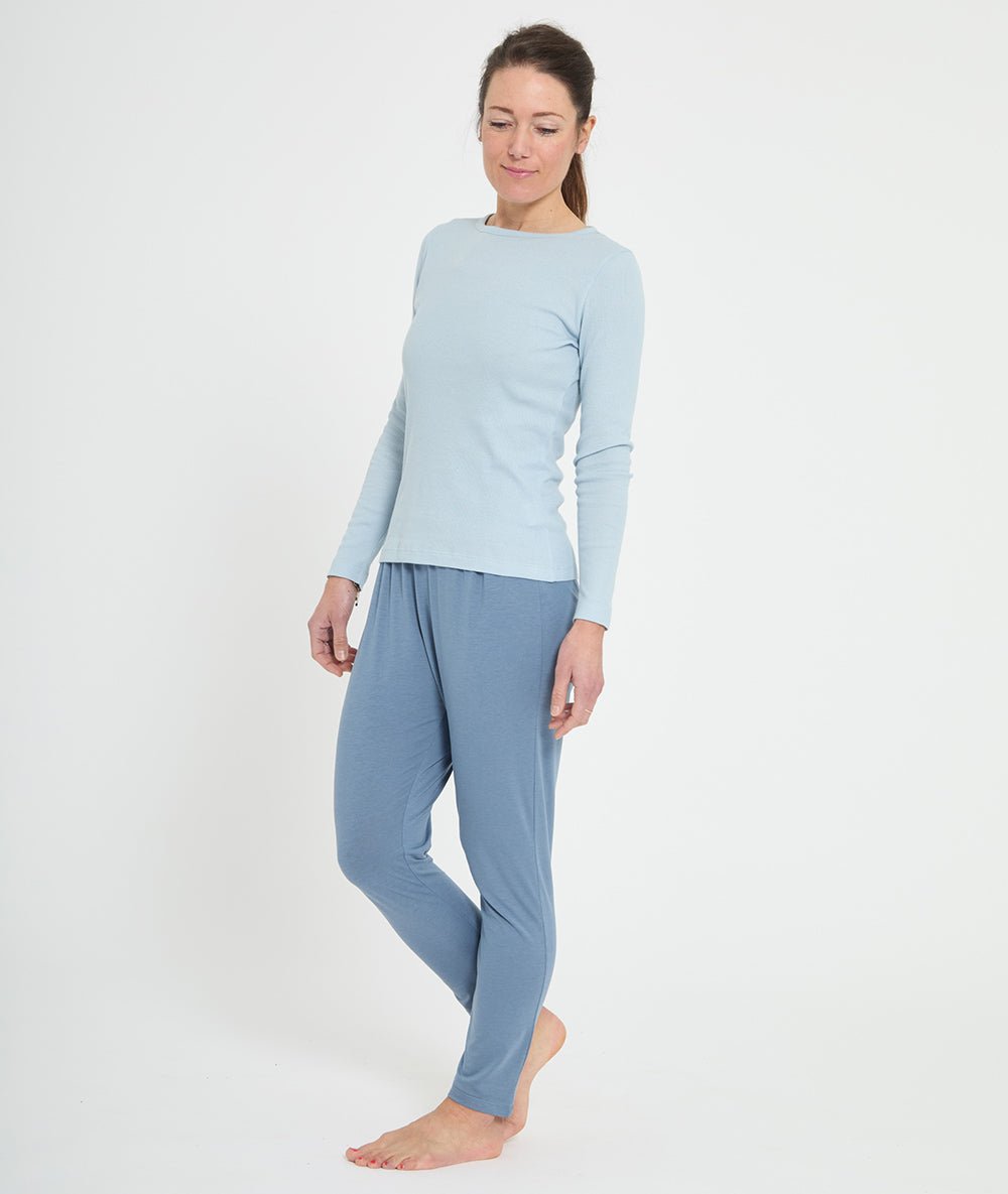 MAUNA - Tee - shirt en coton - Skyblue - Yoga Searcher
