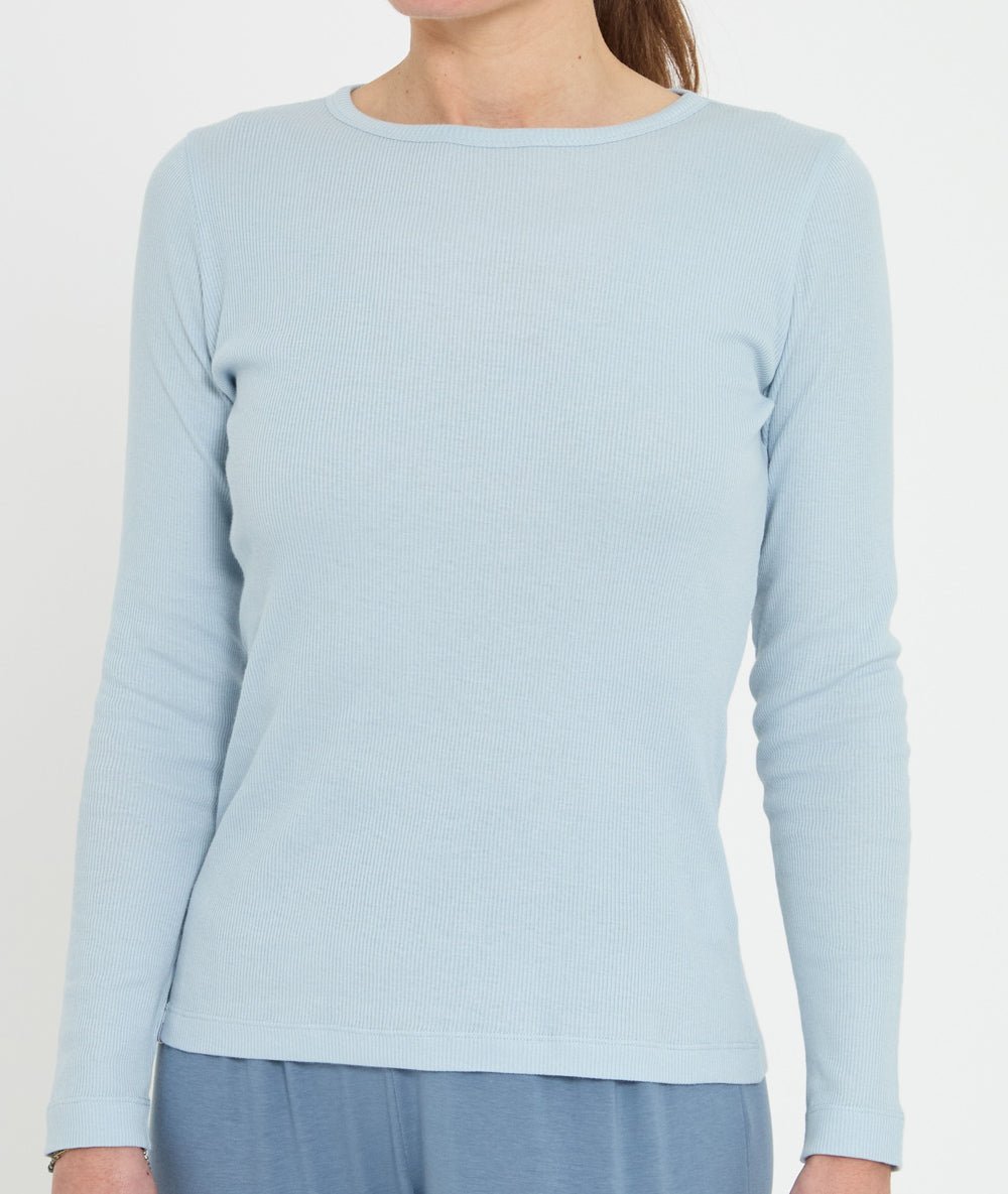 MAUNA - Tee - shirt en coton - Skyblue - Yoga Searcher