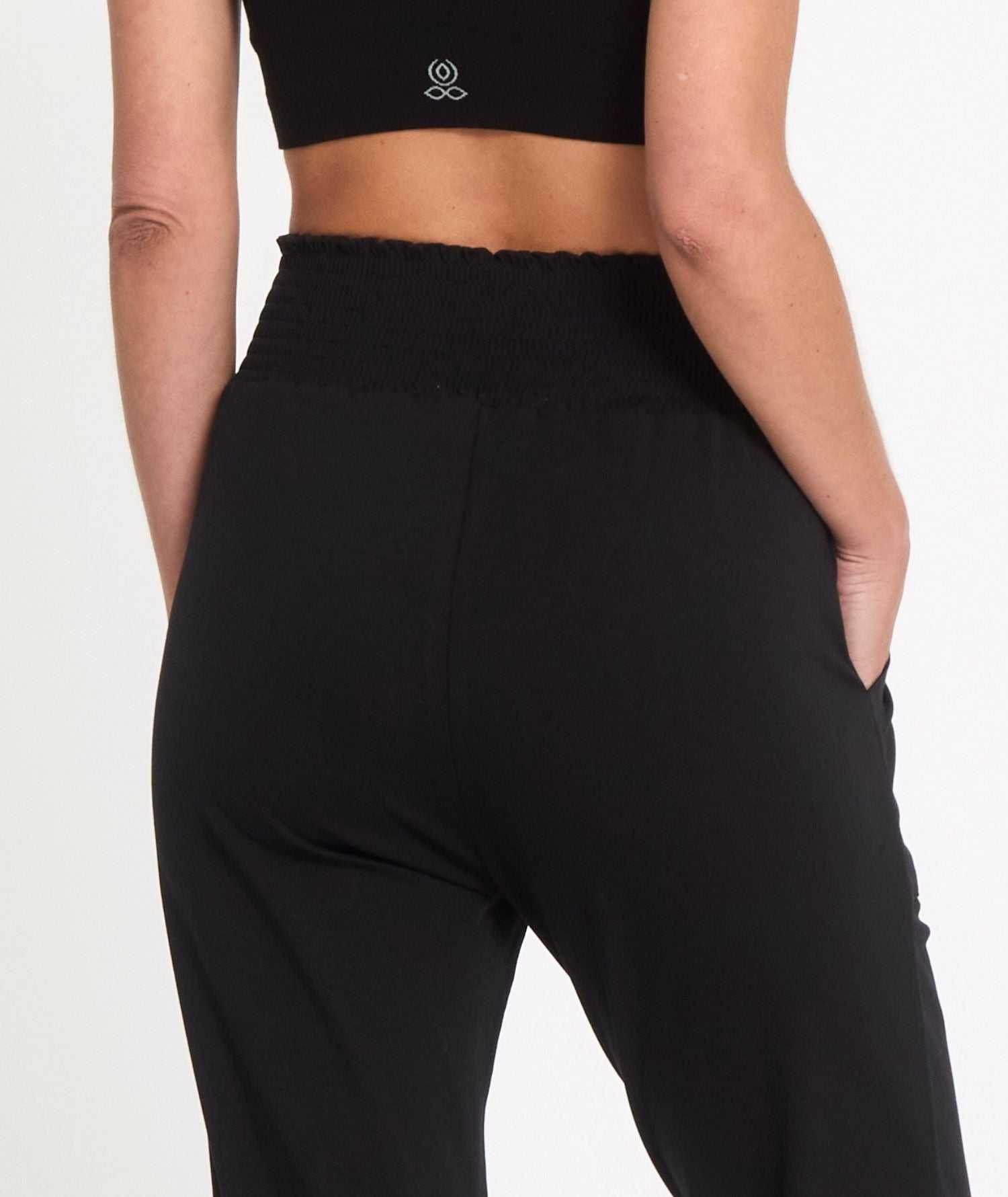 MORJIM - Pantalon fluide yoga - Marron- Yoga Searcher