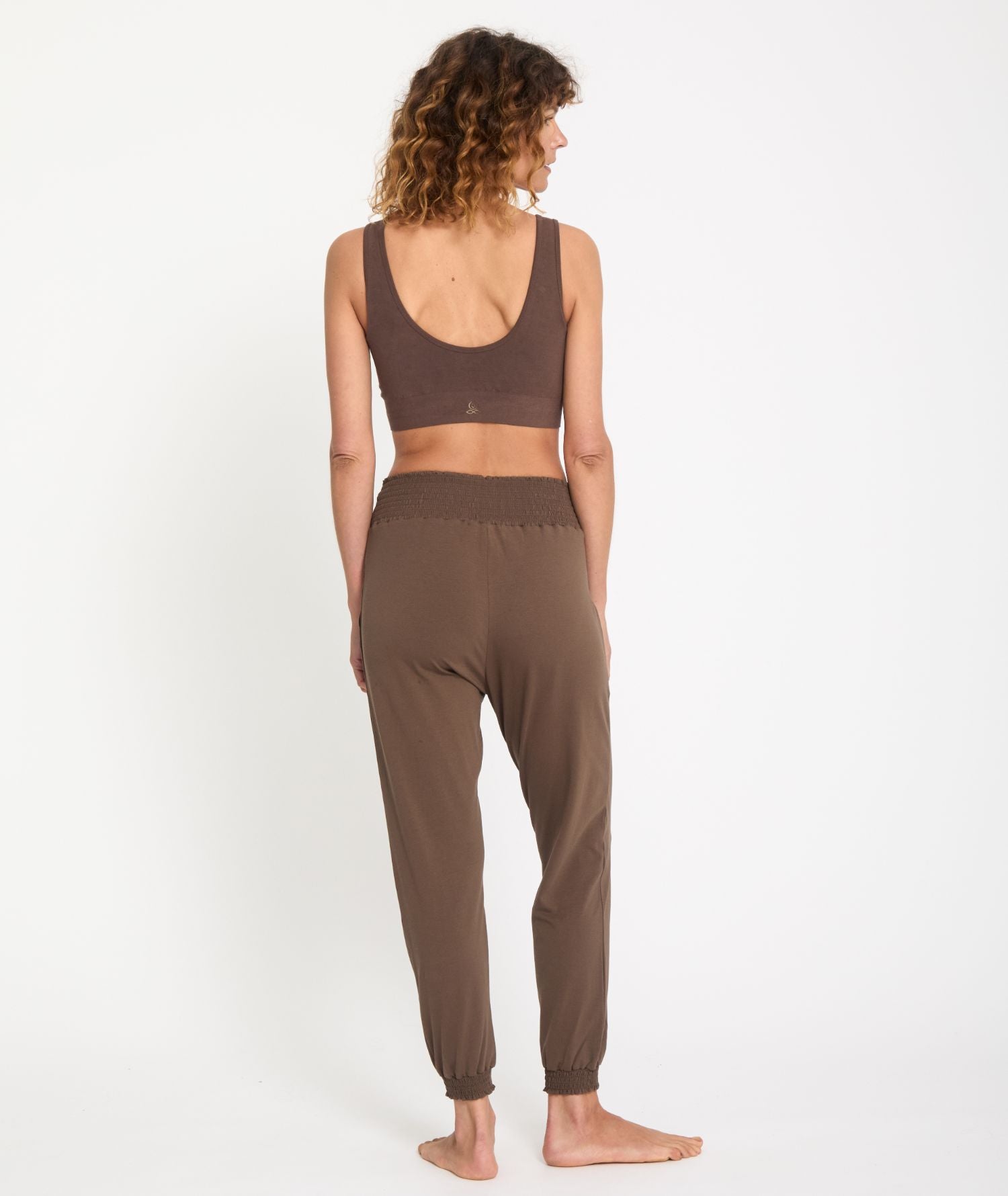 MORJIM - Pantalon fluide yoga - Steel Blue- Yoga Searcher