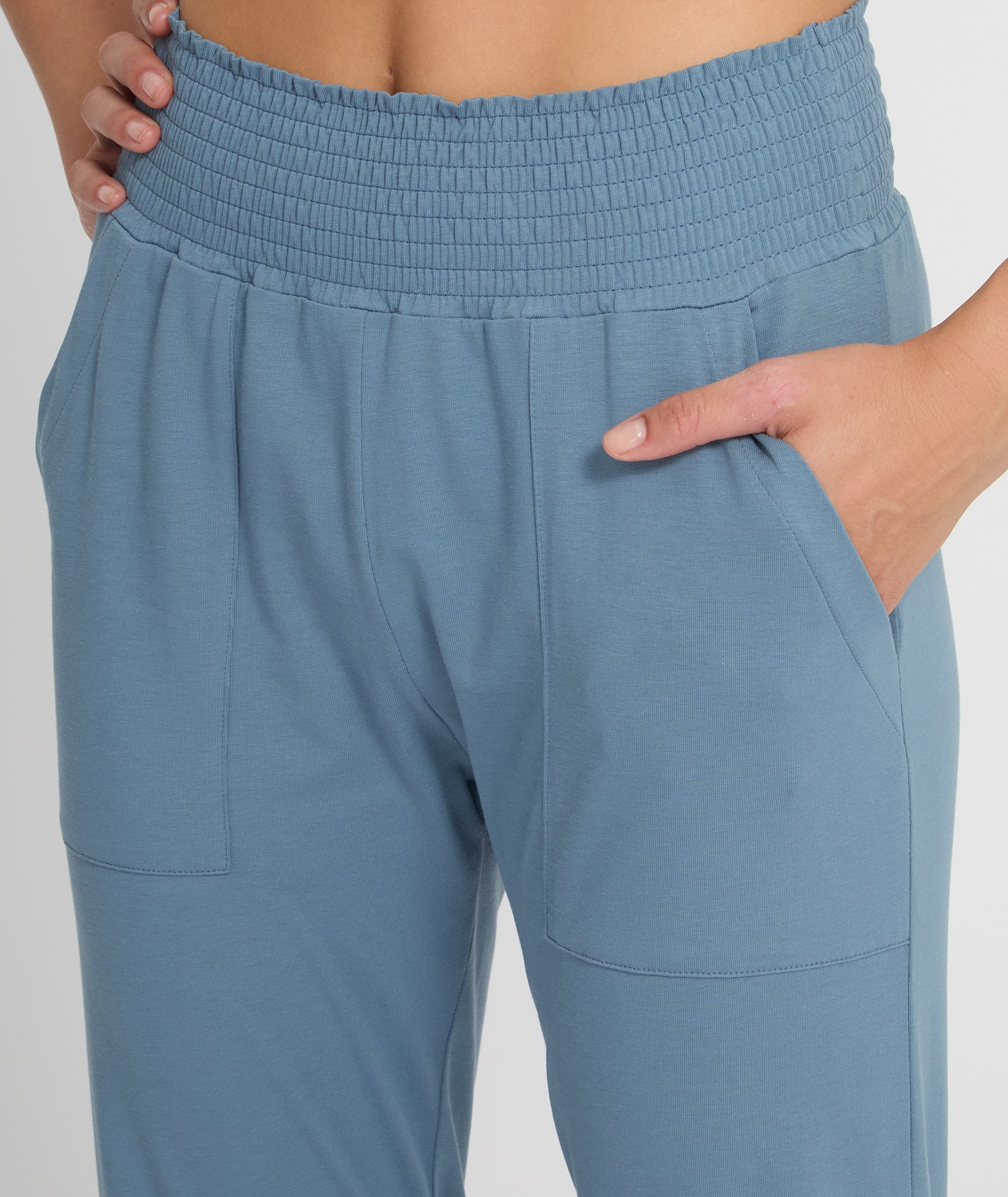 MORJIM - Pantalon fluide yoga - Orage - Yoga Searcher