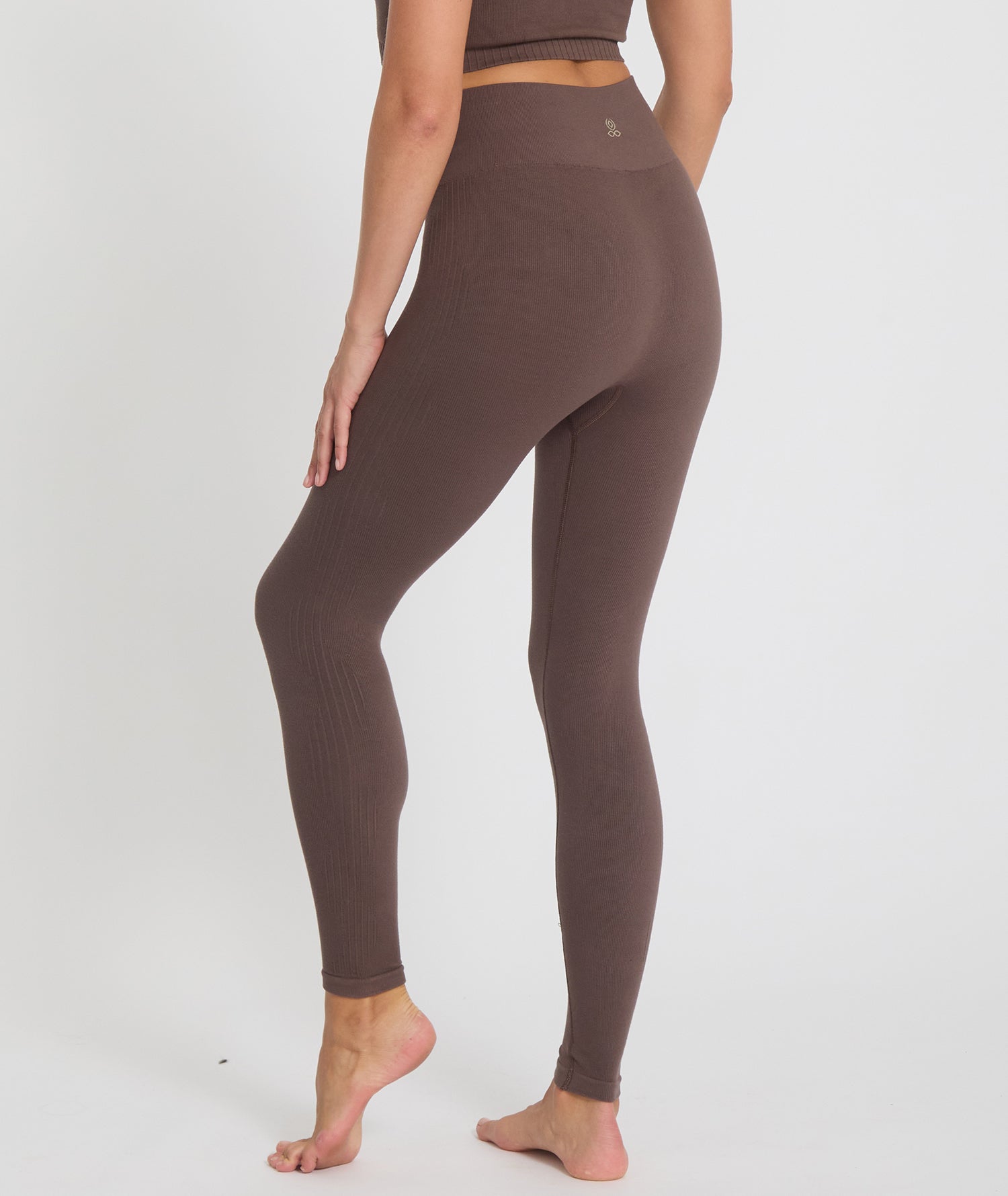 NALA - Legging en bambou - Marron - Yoga Searcher