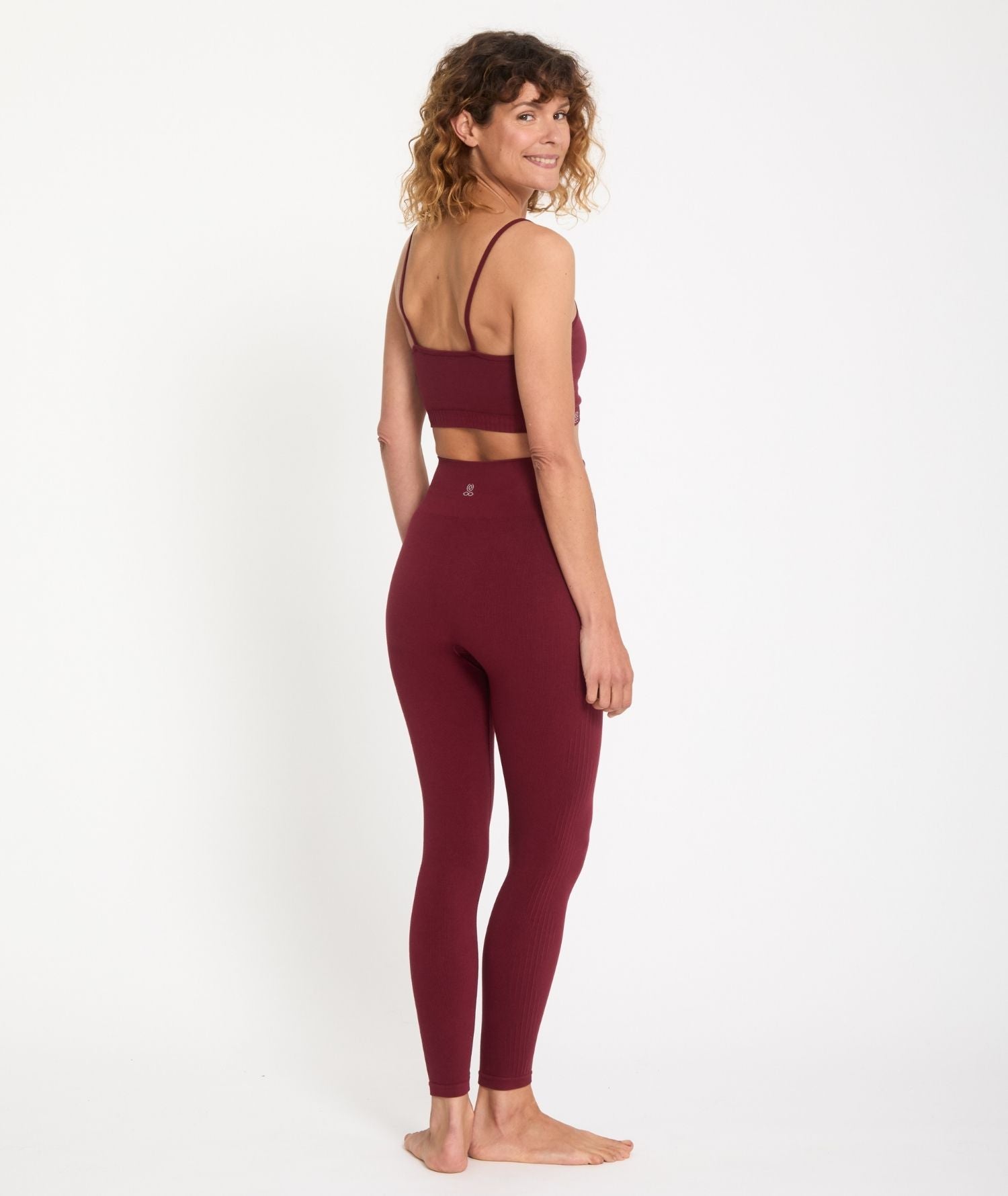 NALA - Legging en bambou - Rubis- Yoga Searcher