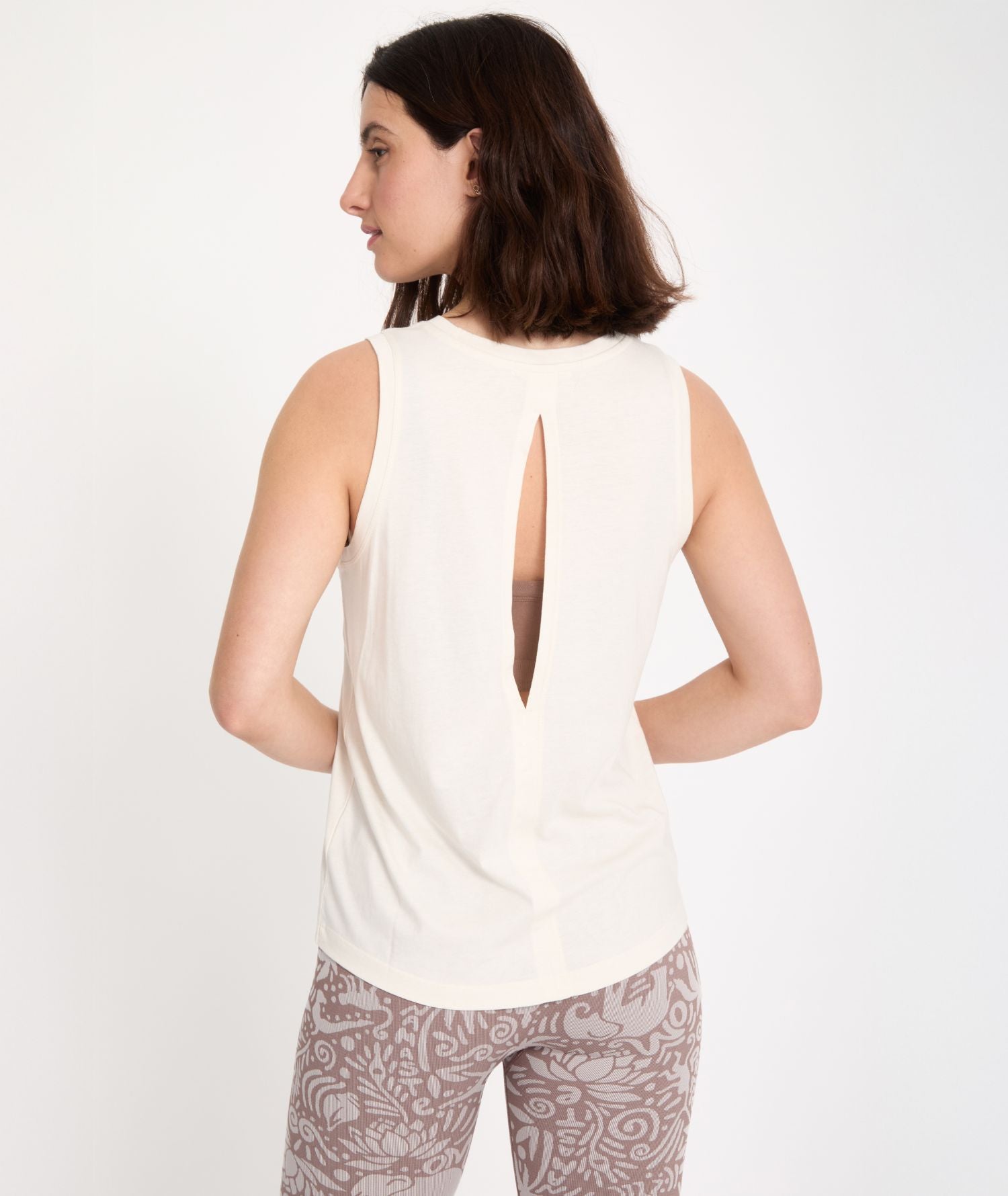 NIYAMA - Canotta da yoga aperta sullo schienale