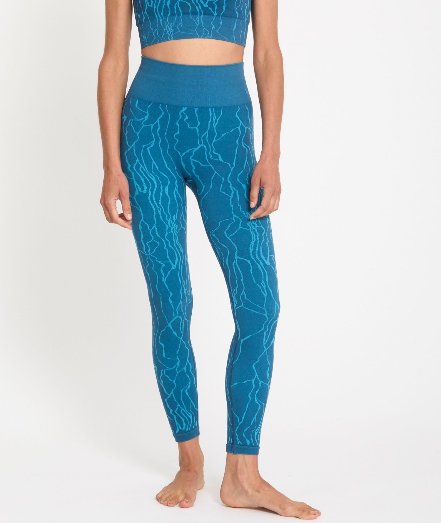 PALI – Legging taille haute en jacquard