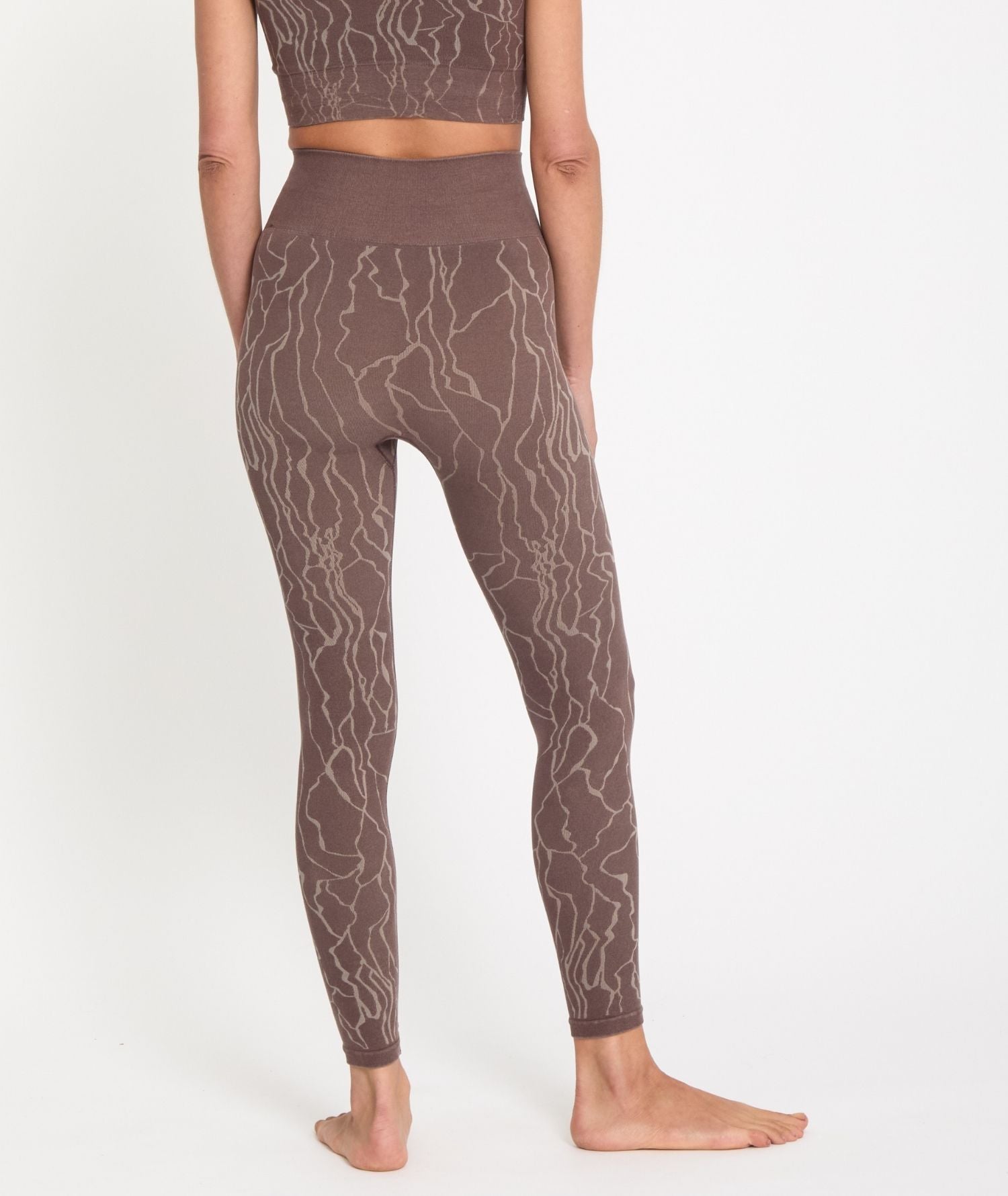 PALI – Legging taille haute en jacquard