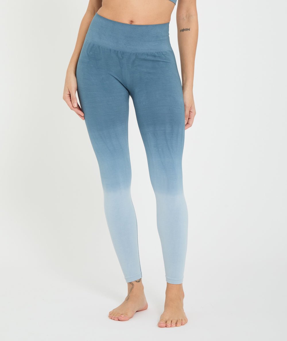 Raisi - legging dip dye en bambou - Orage - Yoga Searcher
