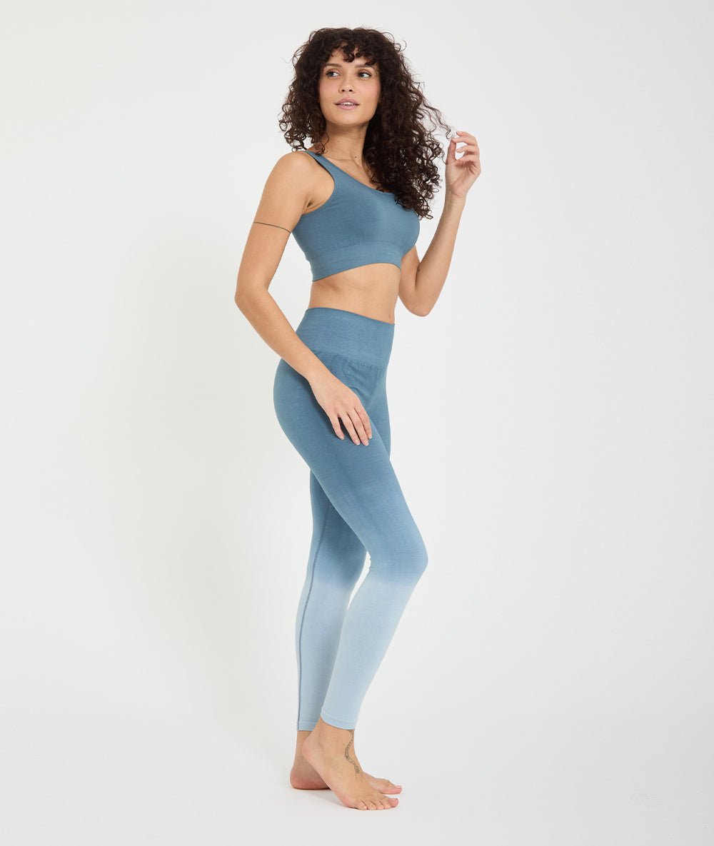 Raisi - legging dip dye en bambou - Orage - Yoga Searcher