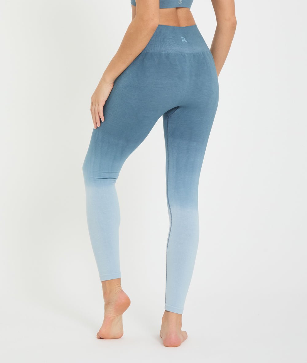 Raisi - legging dip dye en bambou - Orage - Yoga Searcher