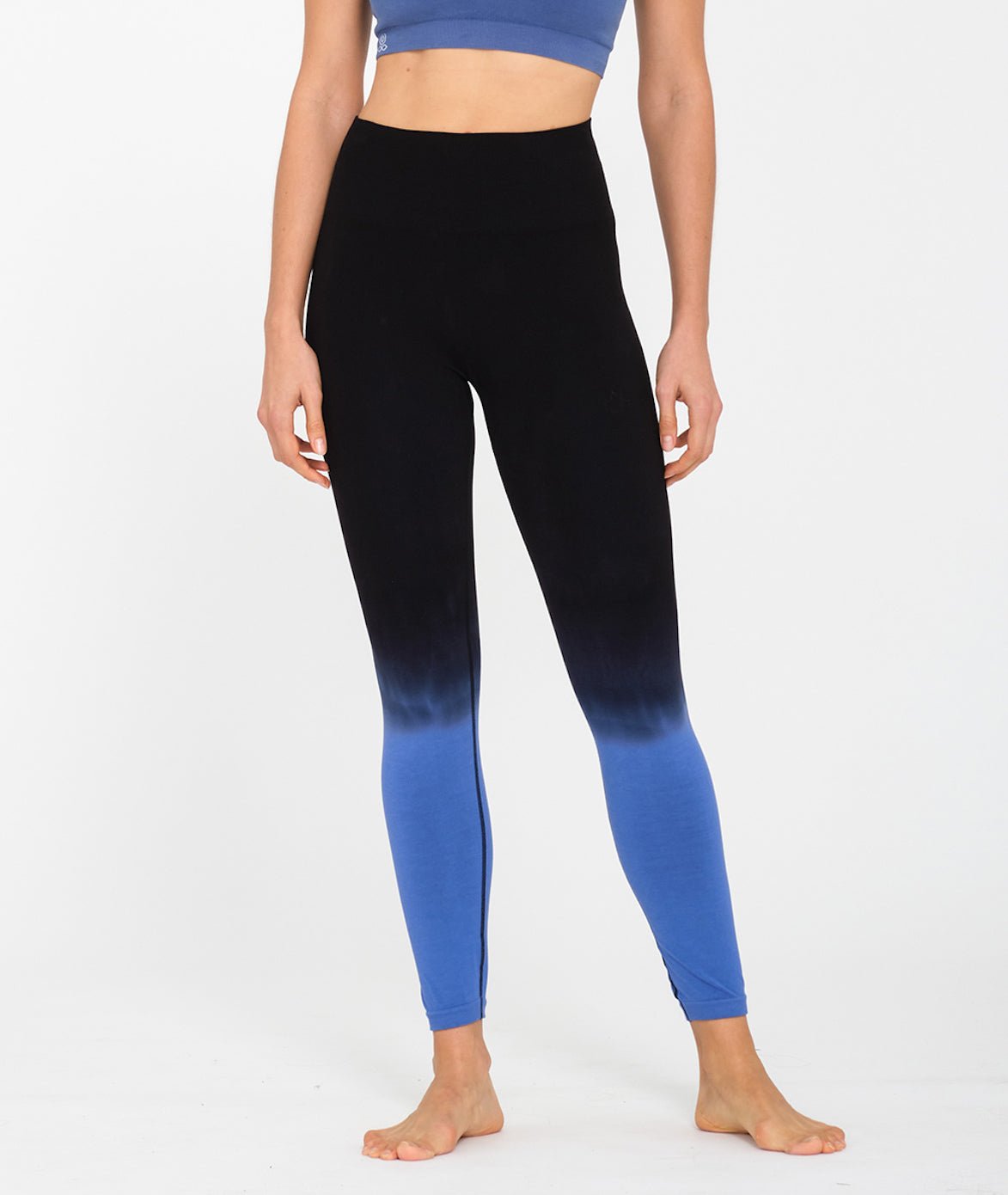 Raisi - legging dip dye en bambou - Pavot - Yoga Searcher