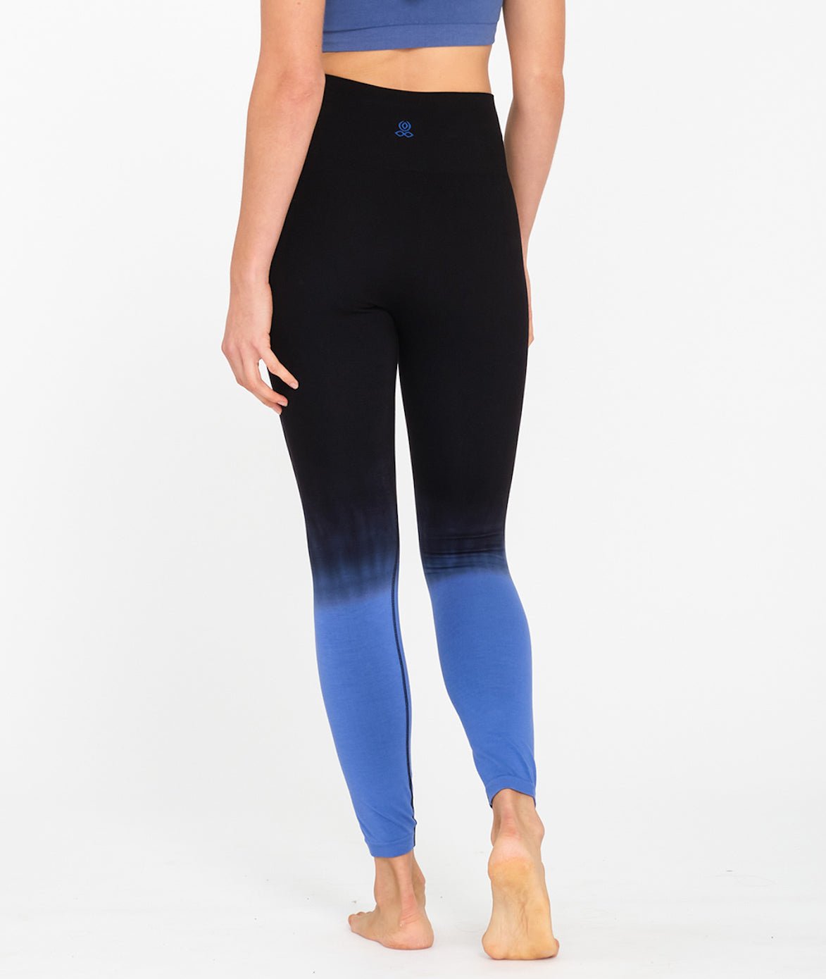 Raisi - legging dip dye en bambou - Pavot - Yoga Searcher