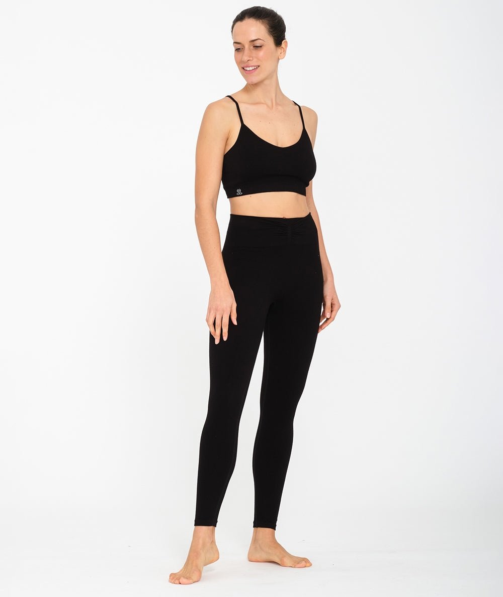 SAMSKARA - Brassière en bambou - Noir - Yoga Searcher