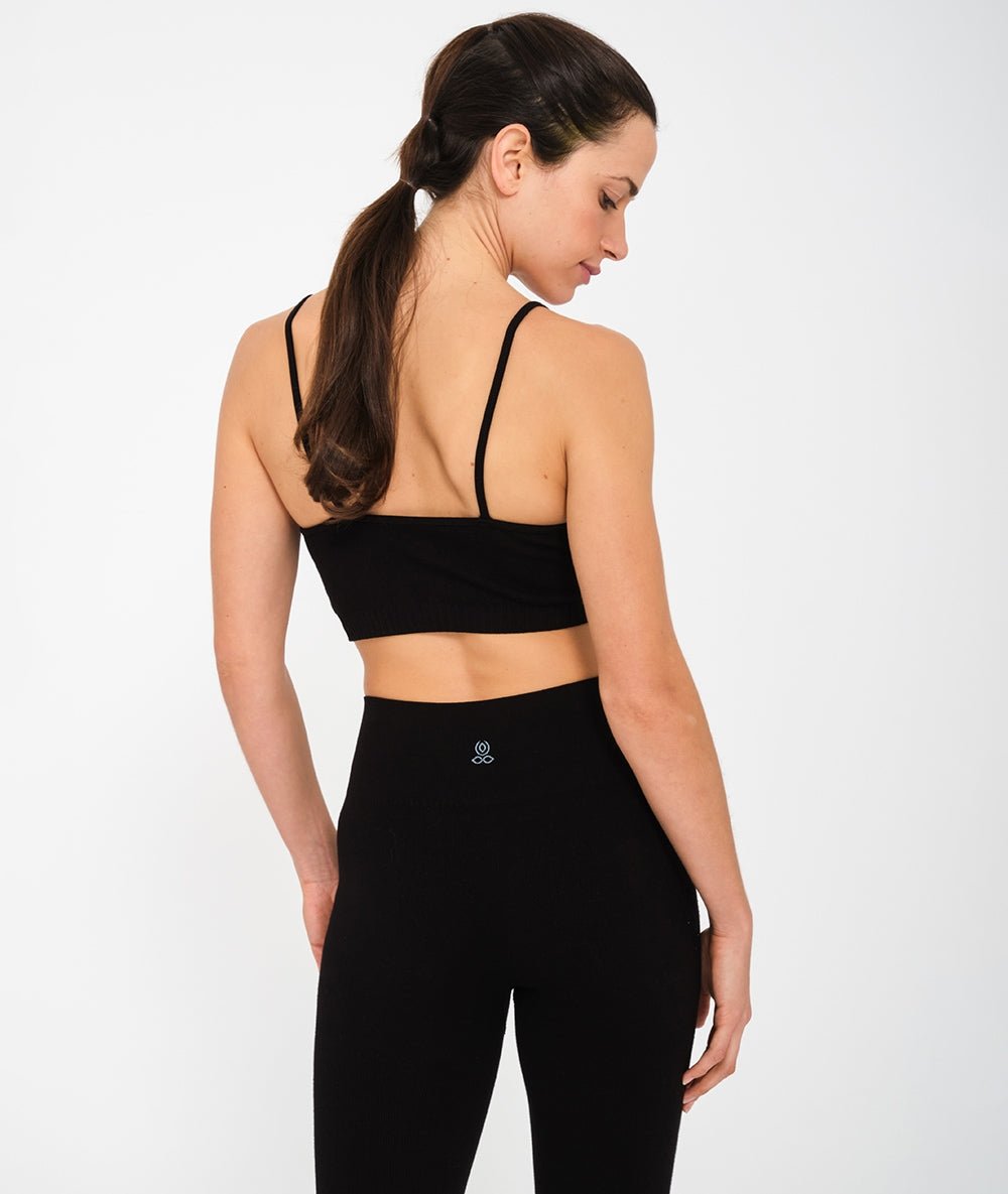 SAMSKARA - Brassière en bambou - Noir - Yoga Searcher