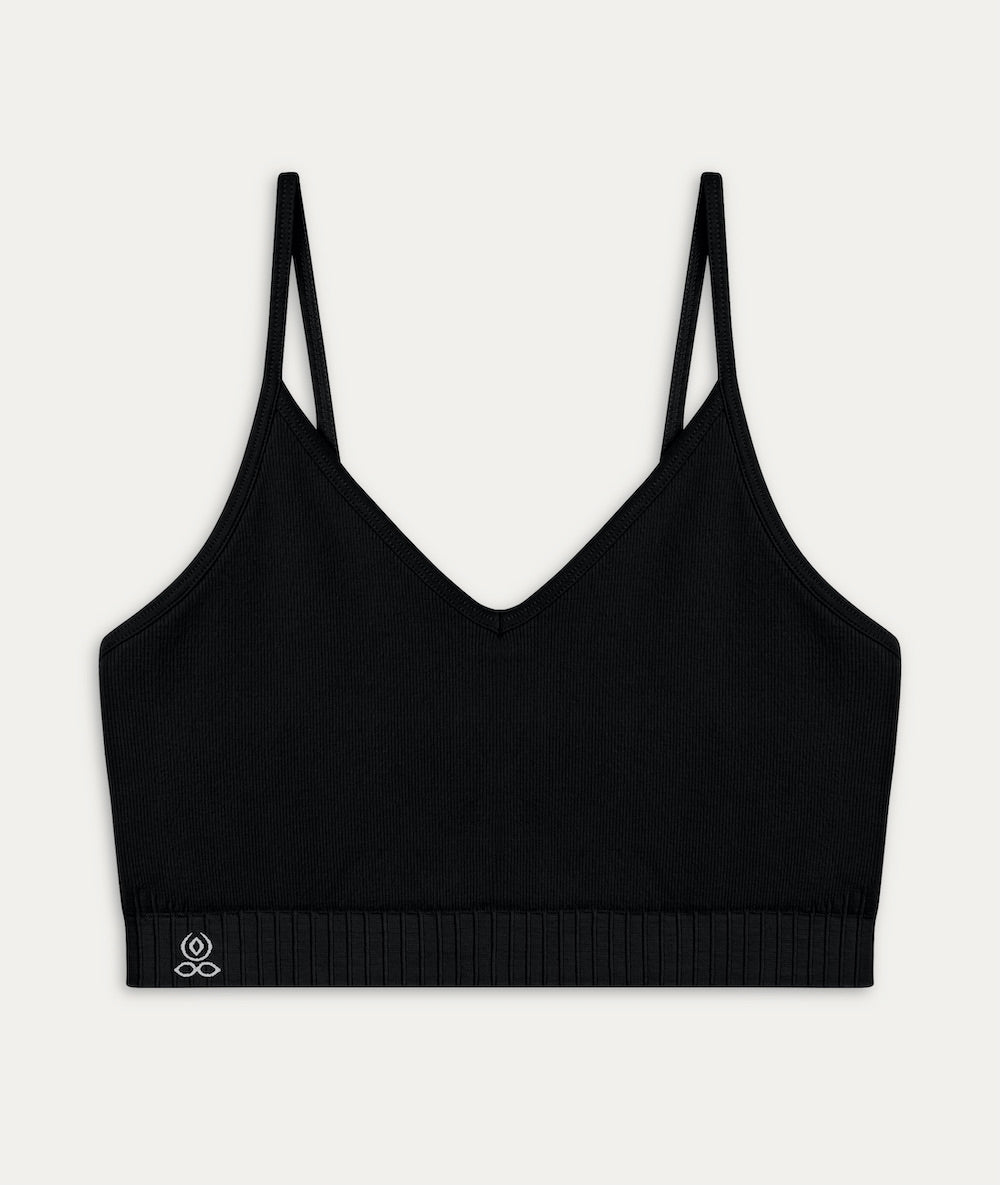 SAMSKARA - Brassière en bambou - Noir - Yoga Searcher