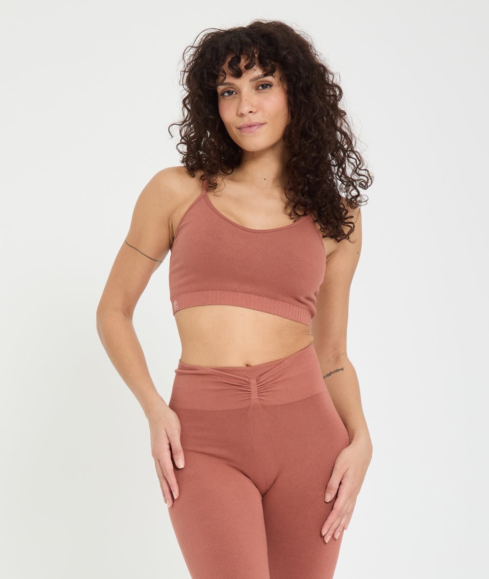 SAMSKARA - Brassière en bambou - Rose Foncé - Yoga Searcher
