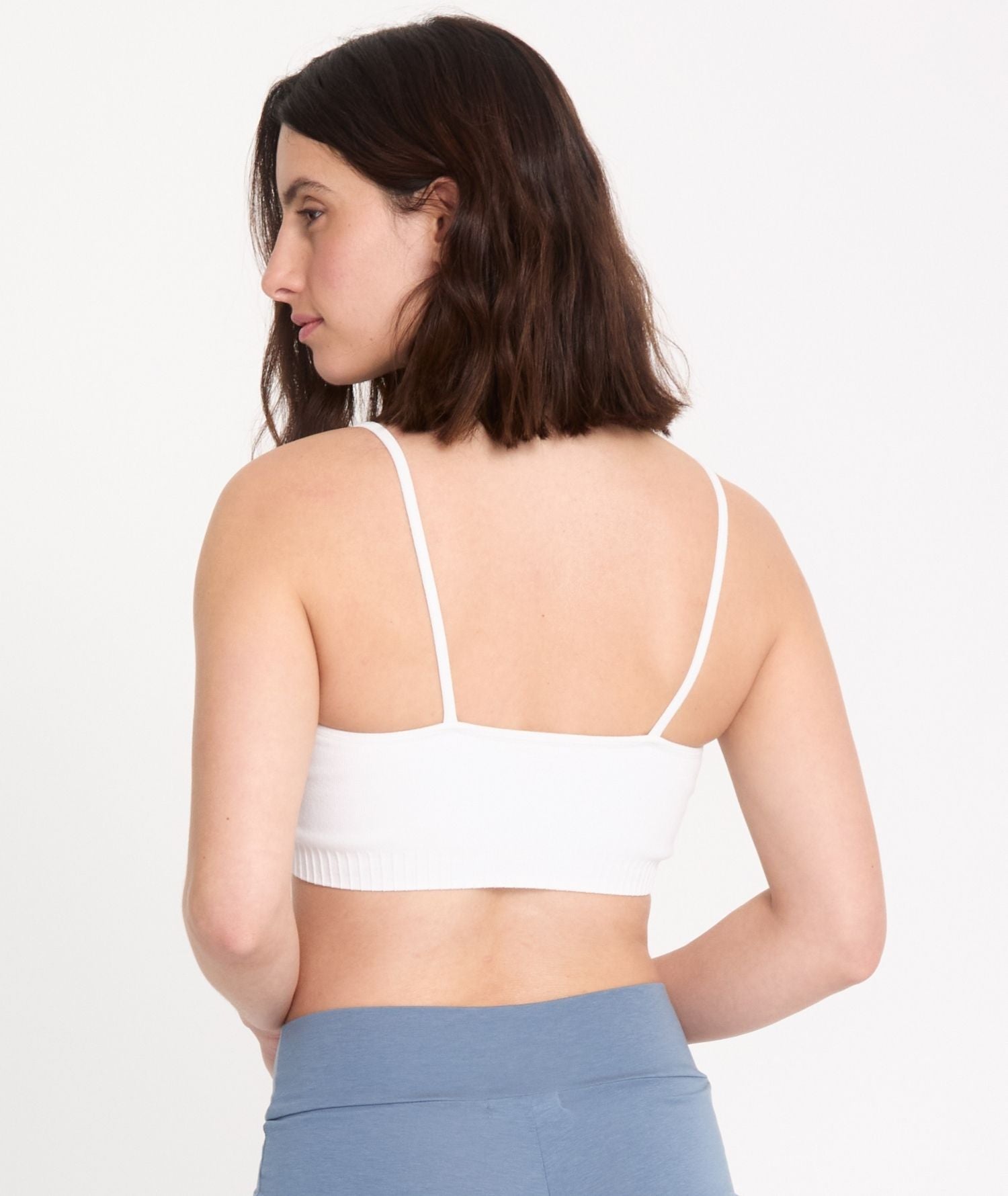 SAMSKARA - Brassière en bambou - Blanc - Yoga Searcher
