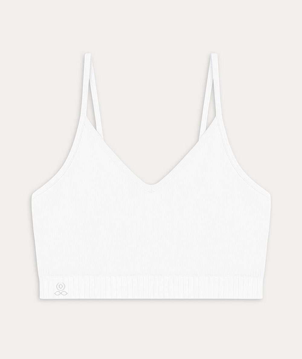 SAMSKARA - Brassière en bambou - Blanc - Yoga Searcher