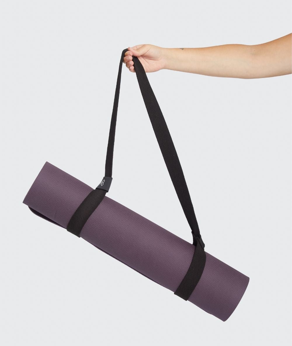 SANGLE TRANSPORT pour Tapis Yoga - Noir - Yoga Searcher