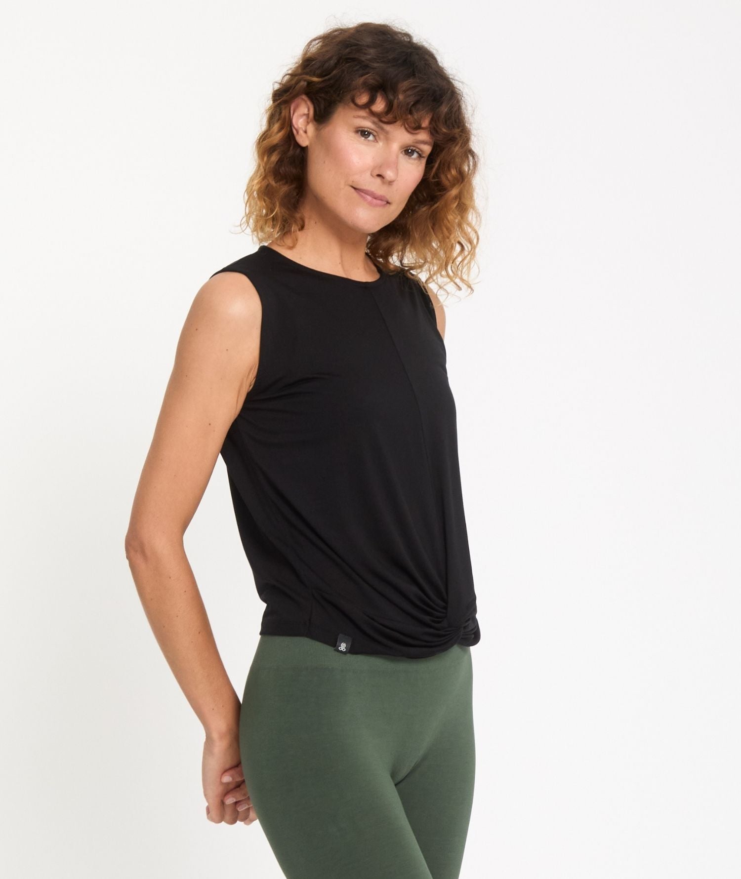 TWIST - Débardeur en Lyocell - Ink- Yoga Searcher