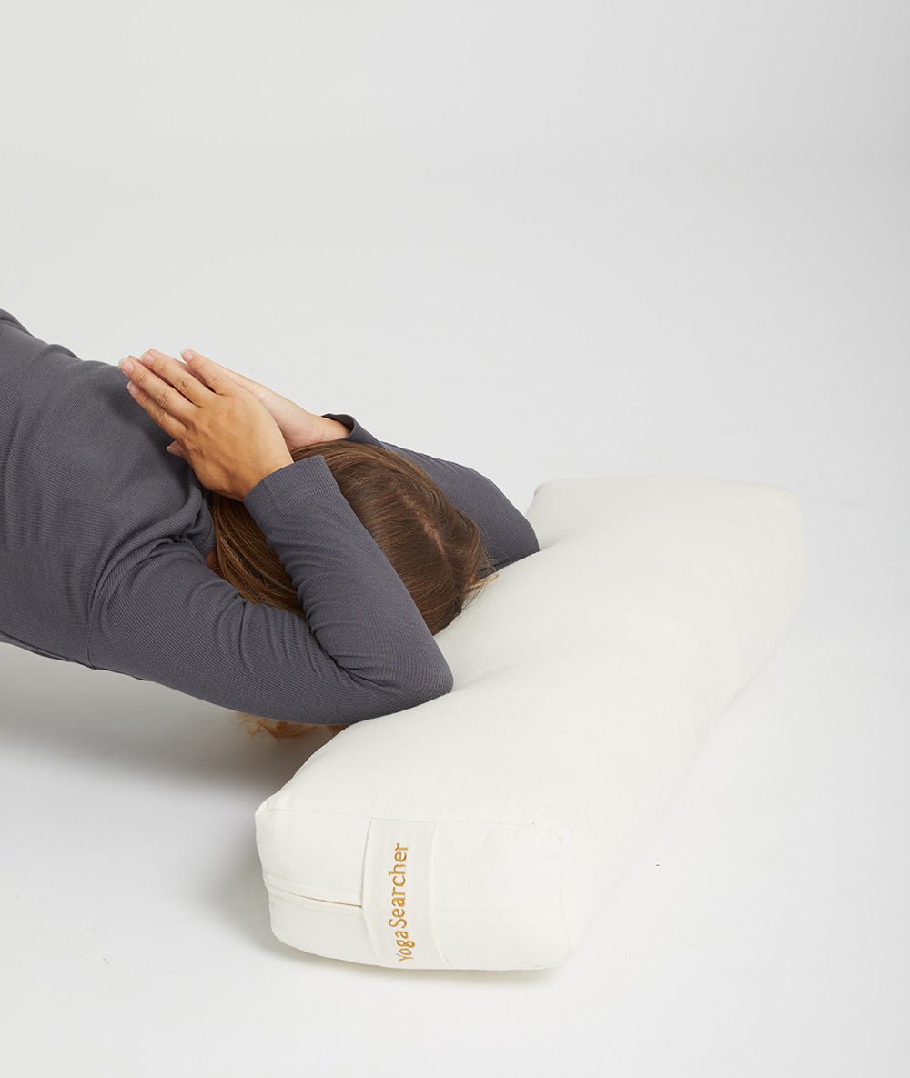 YANTRA - Bolster en coton bio - Clair - Yoga Searcher