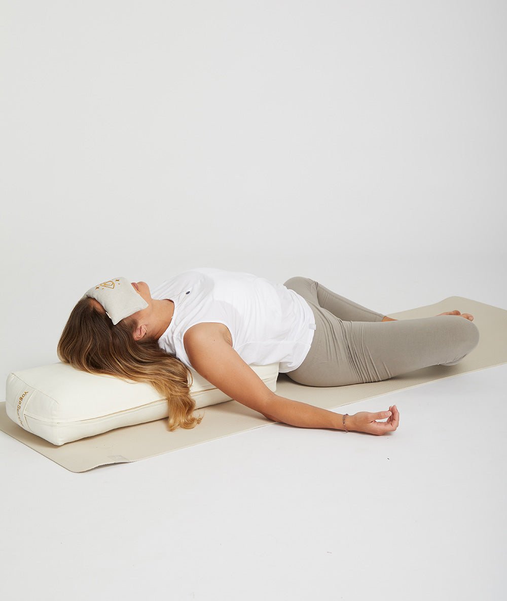 YANTRA - Bolster en coton bio - Clair - Yoga Searcher