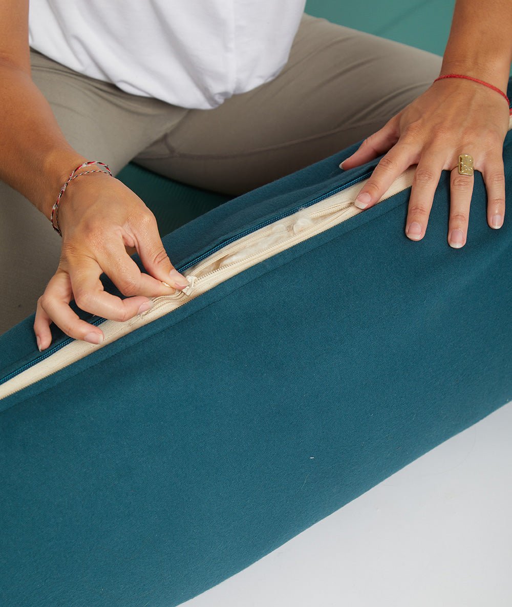 YANTRA - Bolster en coton bio - Forest - Yoga Searcher