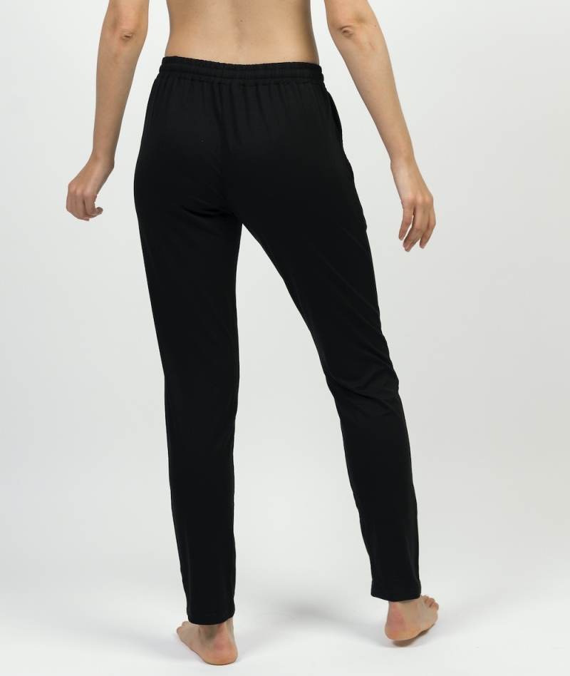 Doaraha Pantalon Jogging Femme en Coton Large avec 4 Poches Léger  Confortable et Agréable à Porter Idéal pour Sport Yoga et Fitness en Hiver  Grande Taille S-XXL