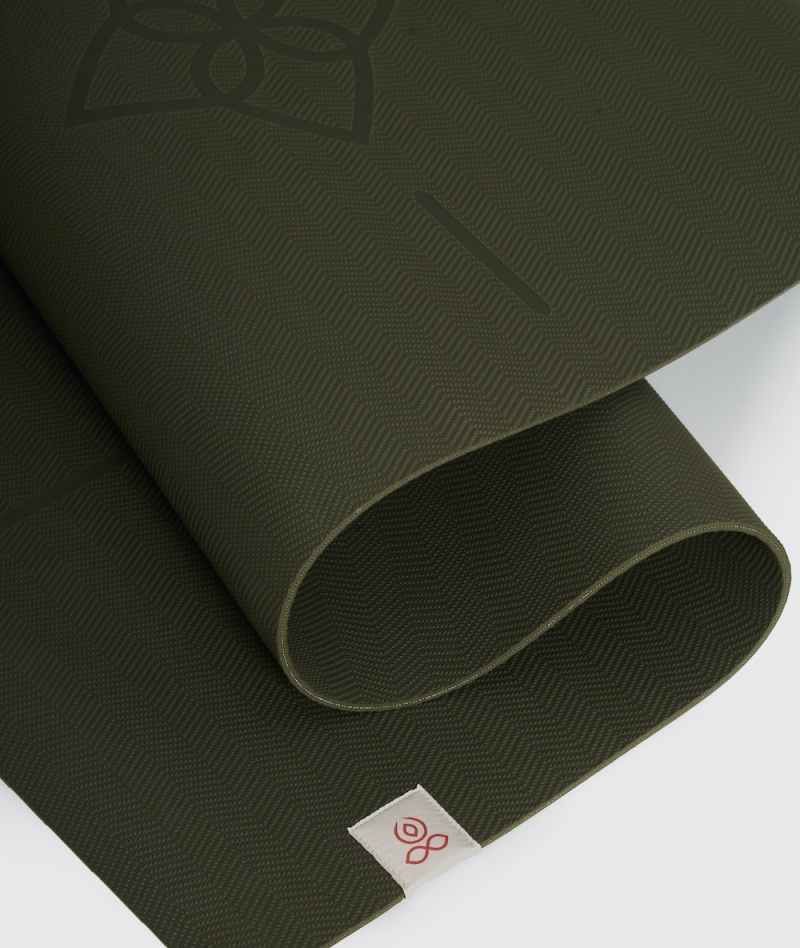 Yoga mat Alignment Navy - 4mm