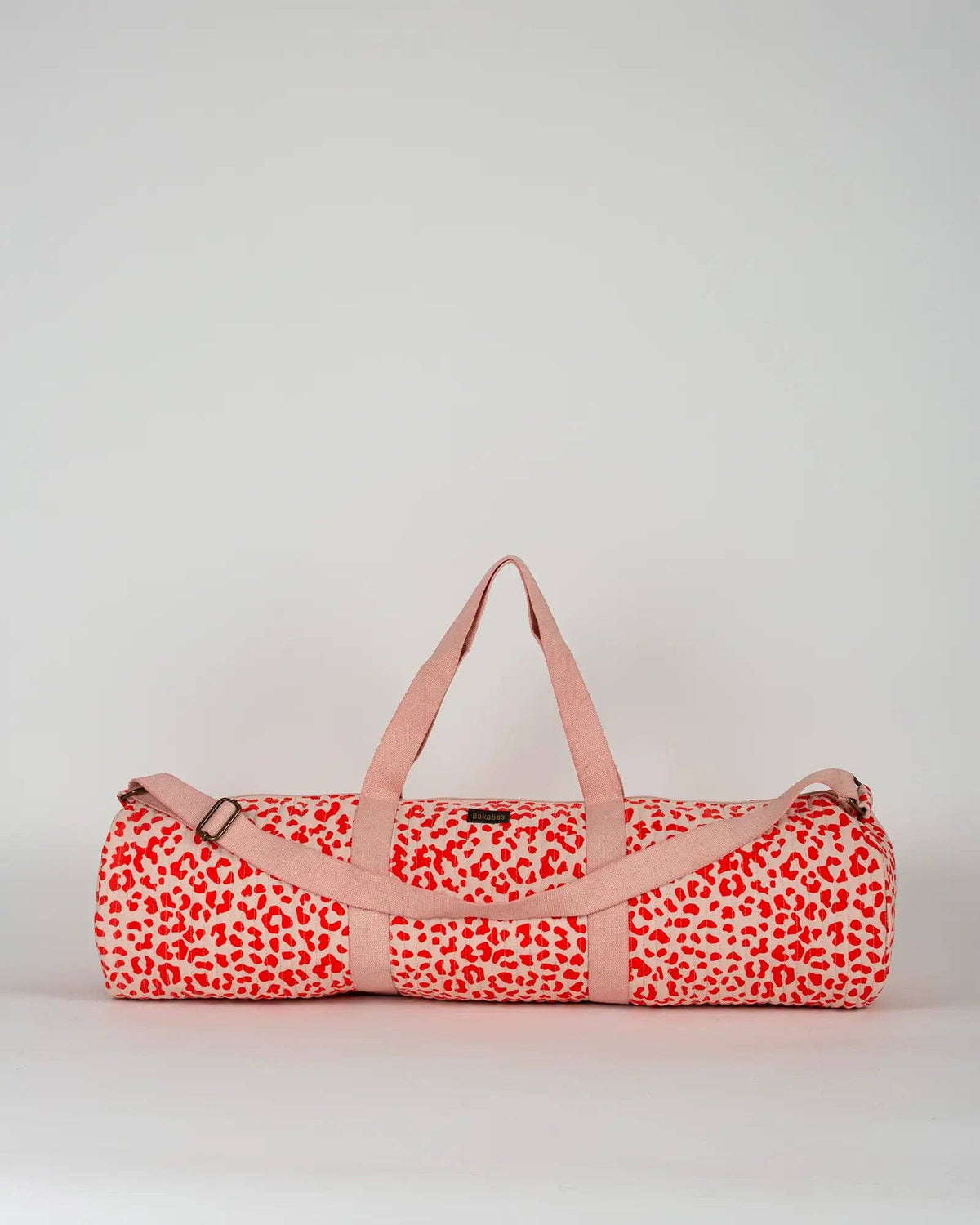 Le sac de yoga en tissu matelassé Art vert - Blush- Yoga Searcher