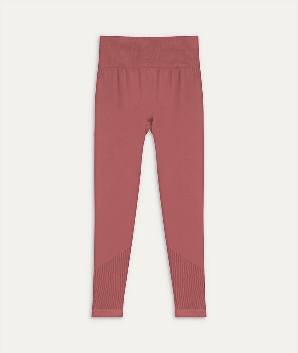LINI - Legging en fibres recyclées - Terracotta- Yoga Searcher