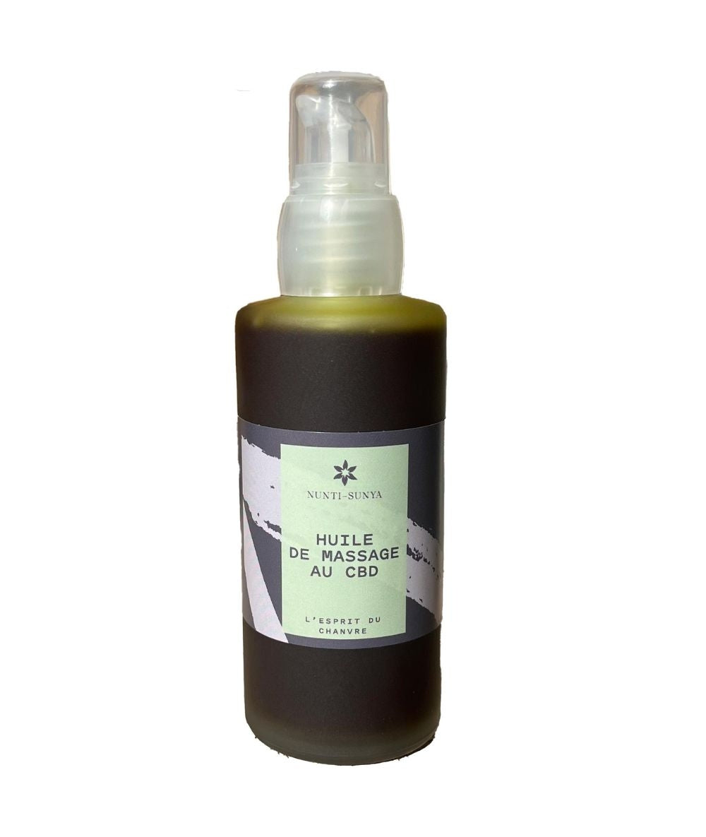 Huile de massage au CBD et aux HE (100ml)