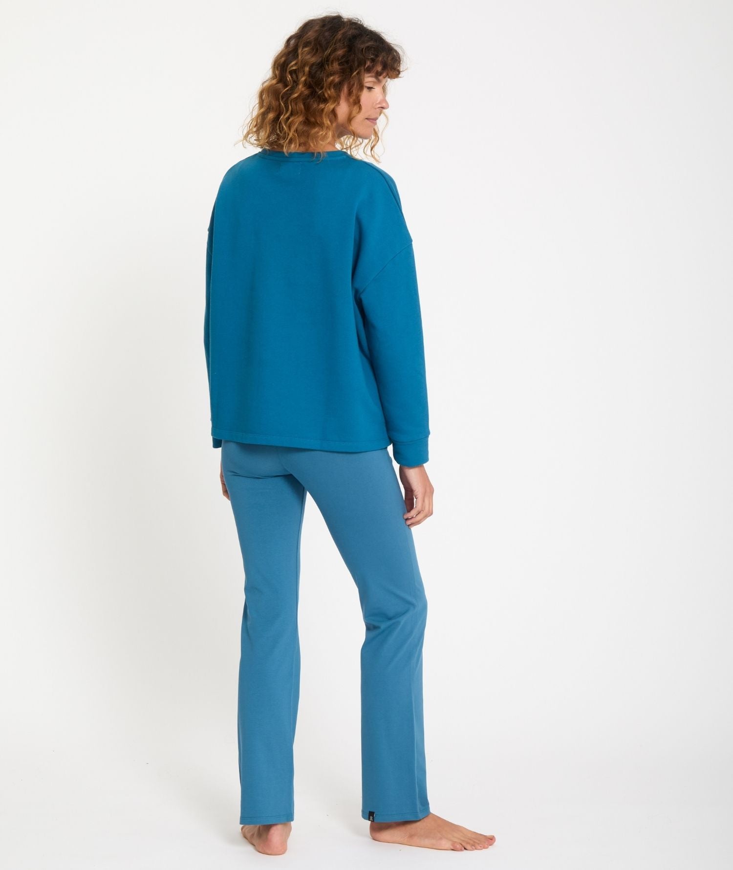 ASHA – Sweat ample brodé LOVE en coton