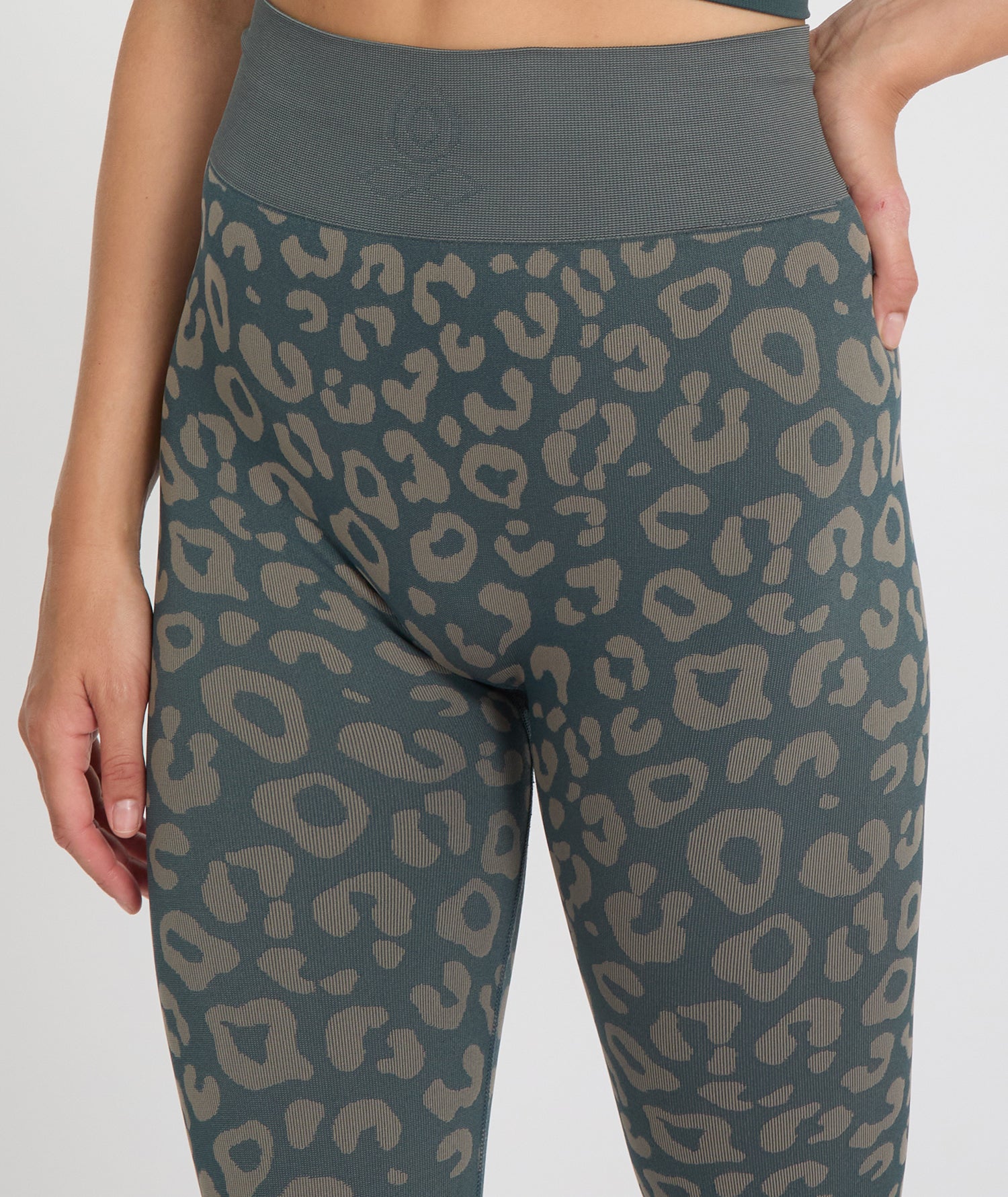 BIDAI - Leopard jacquard leggings