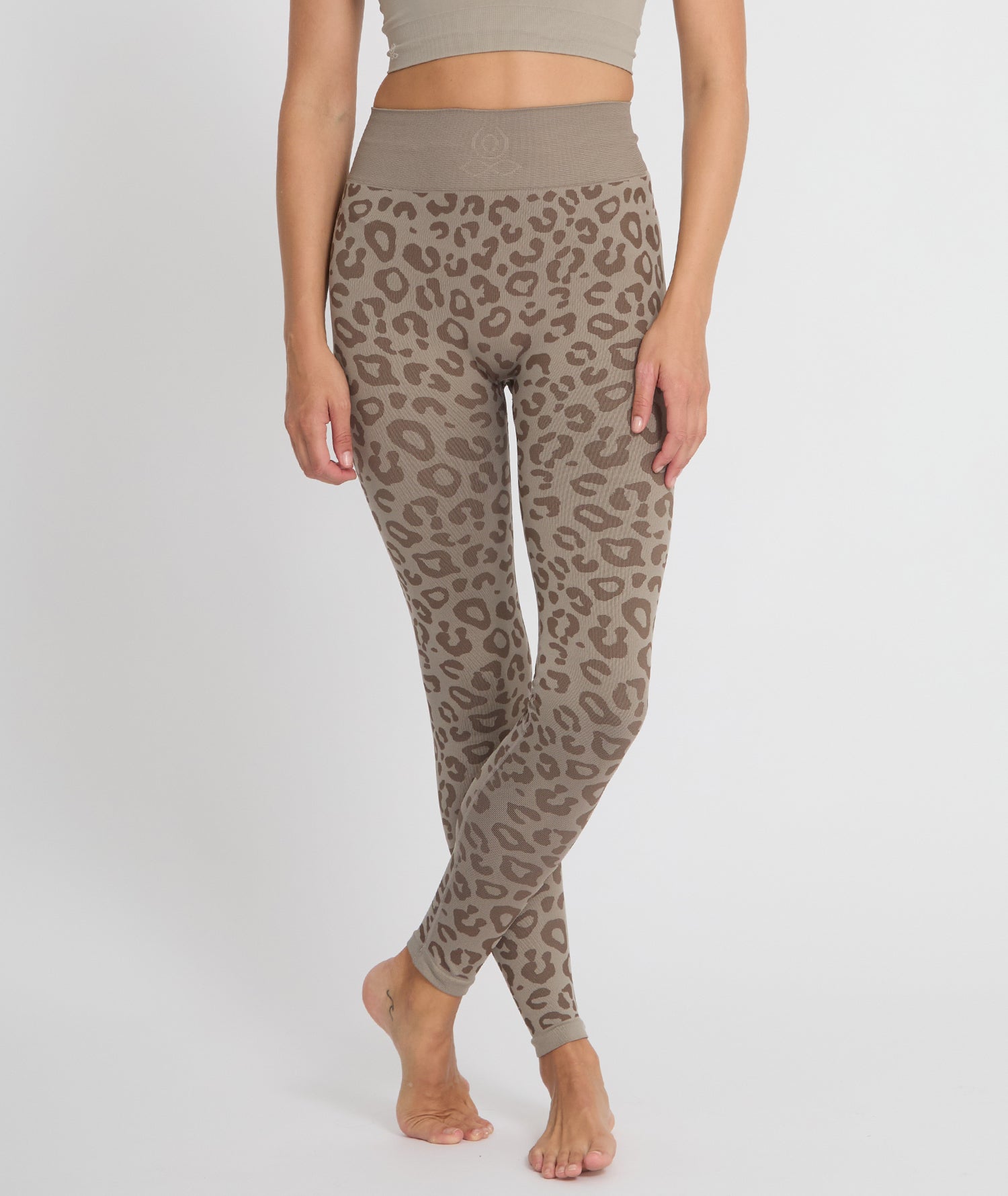 BIDAI - Leopard jacquard leggings